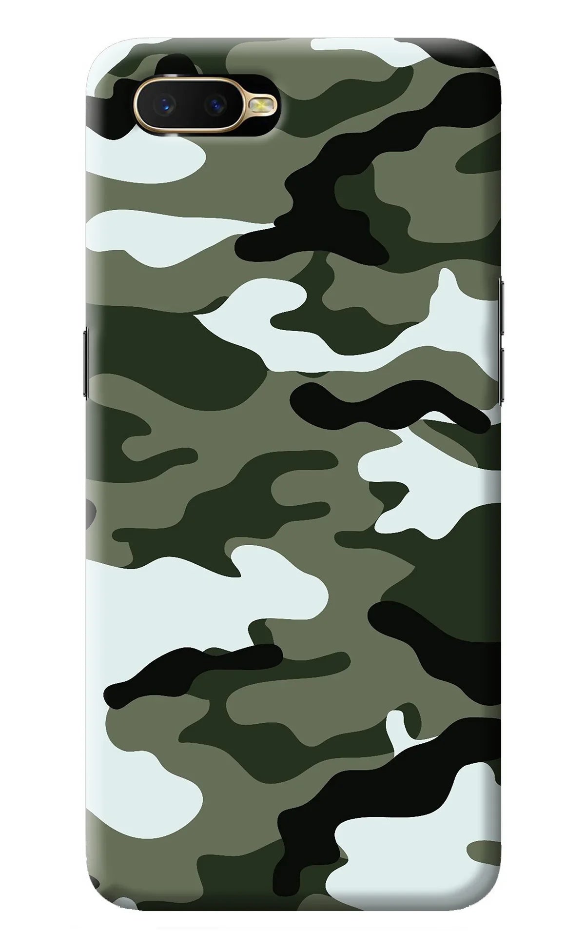Camouflage Oppo K1 Back Cover