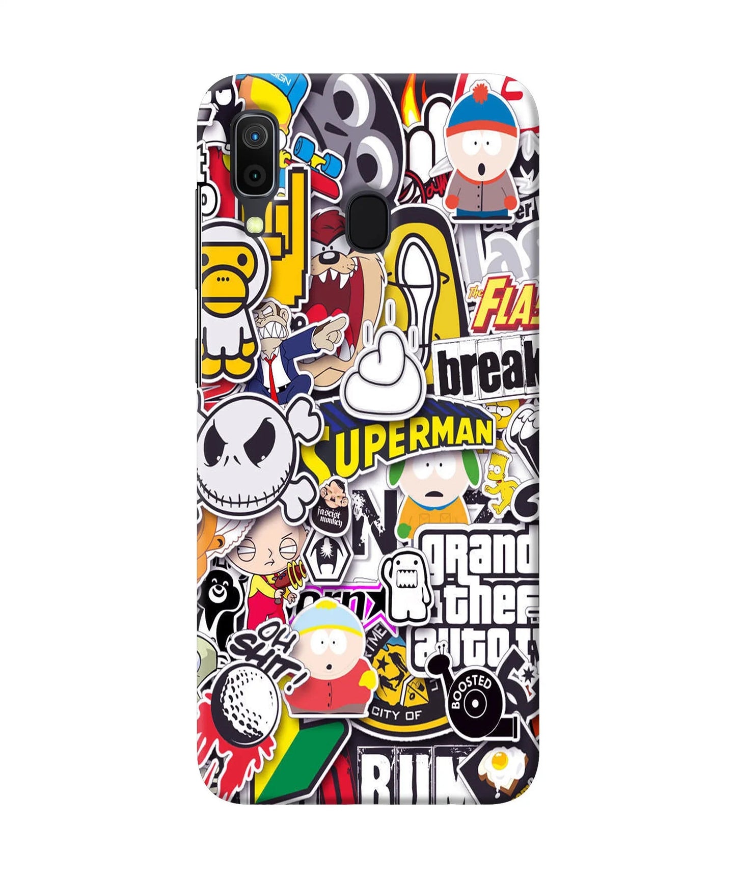 Sticker Bomb Samsung A30 Back Cover