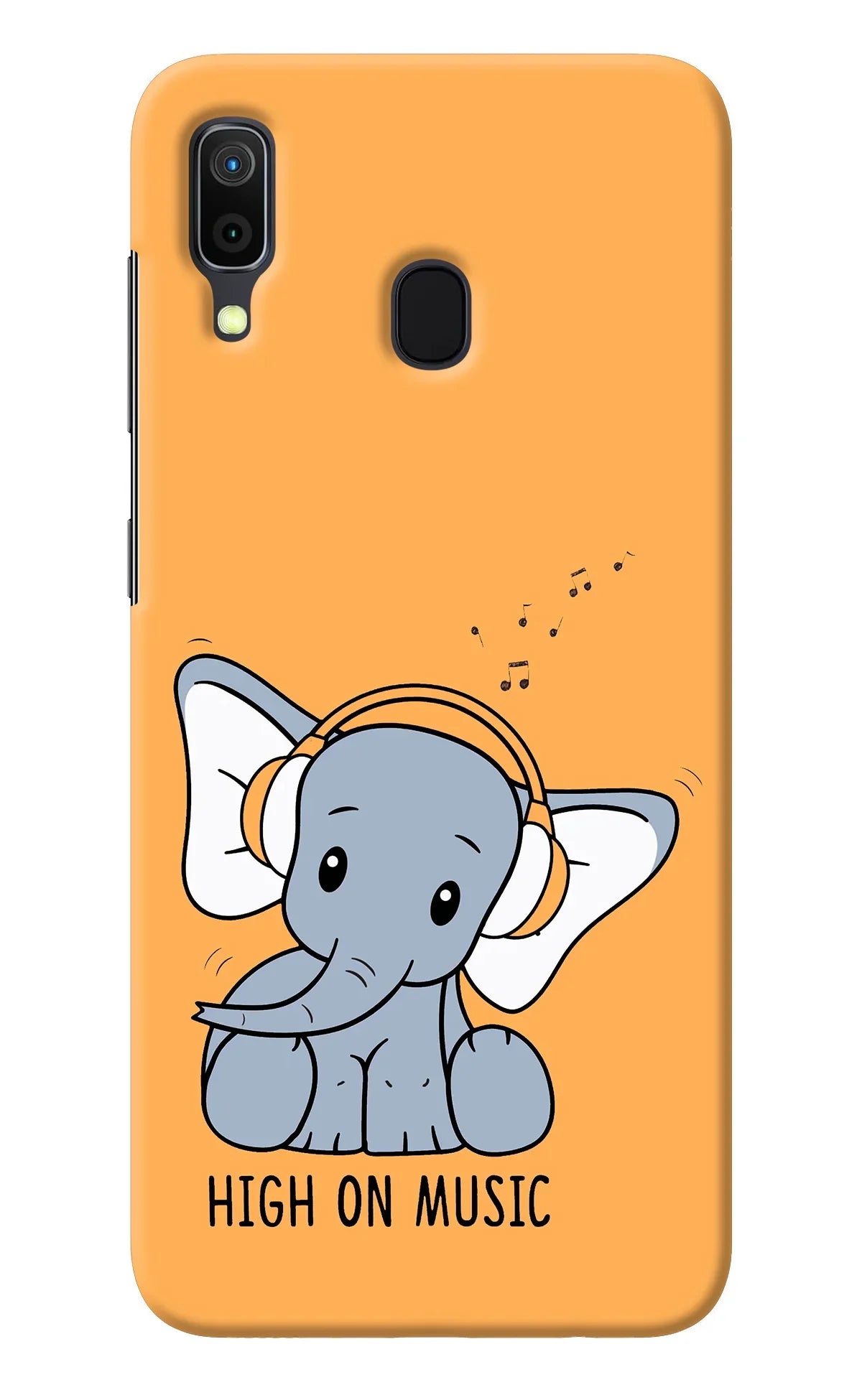 High On Music Samsung A30 Back Cover
