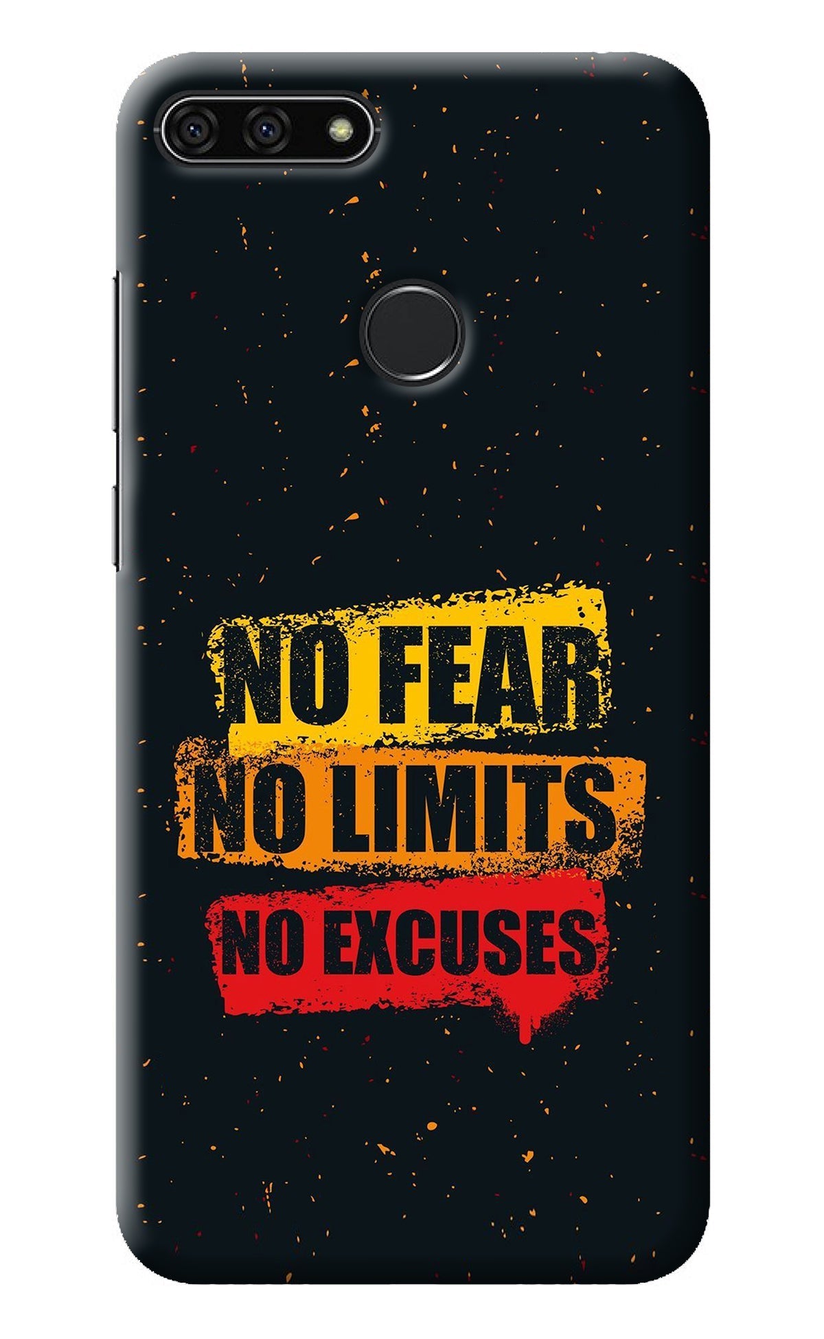 No Fear No Limits No Excuse Honor 7A Back Cover