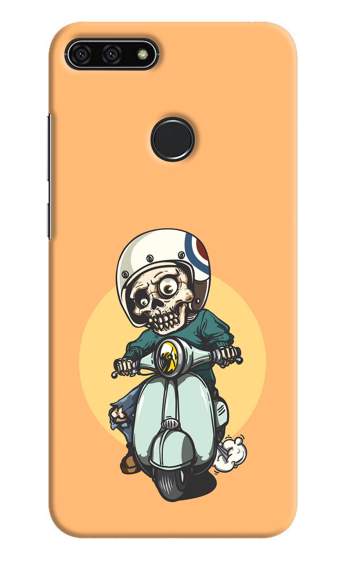 Undead Biker Honor 7A Back Cover