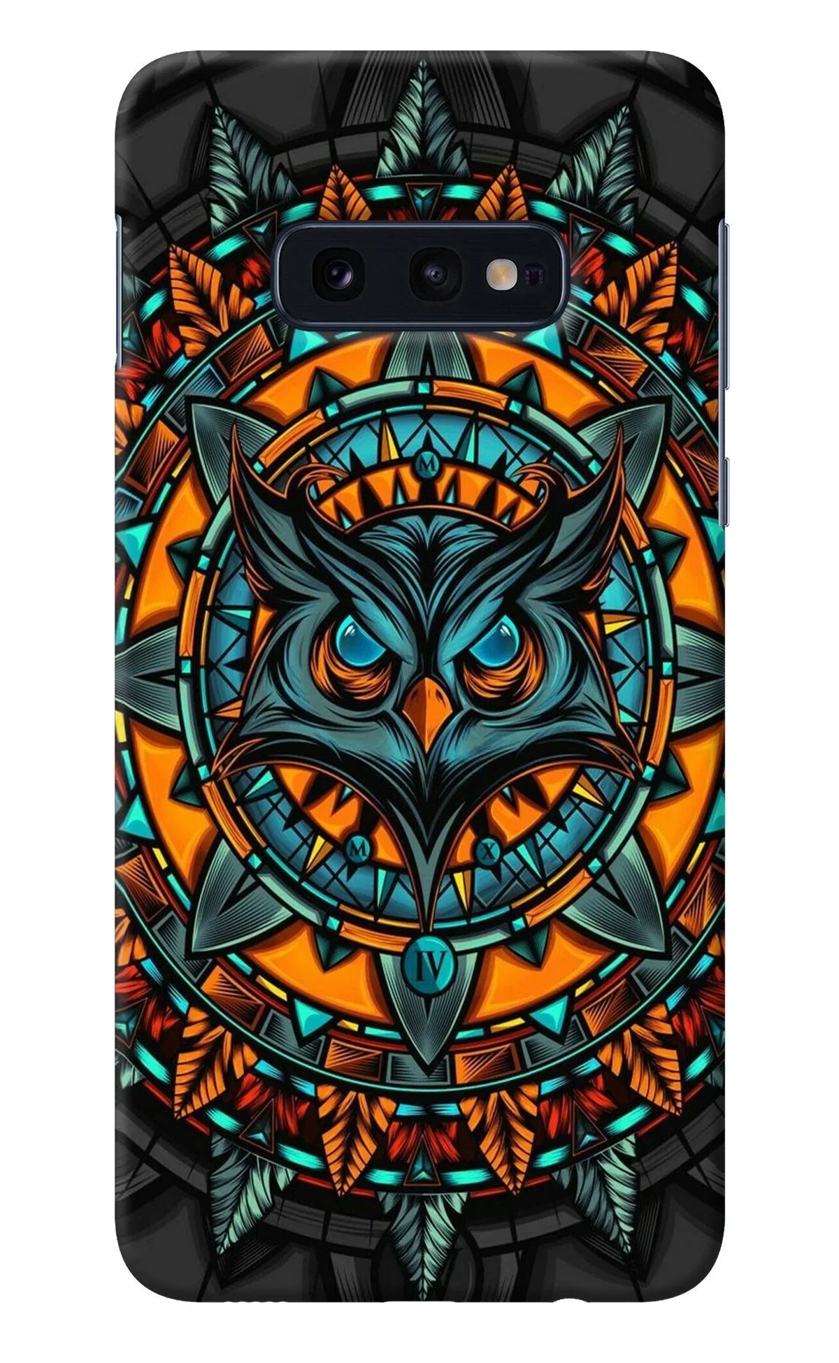 Angry Owl Art Samsung S10E Back Cover