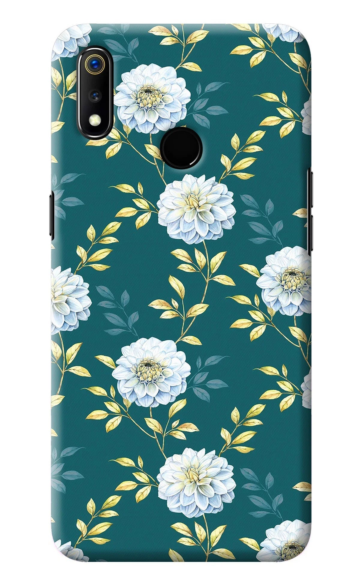 Flowers Realme 3 Back Cover
