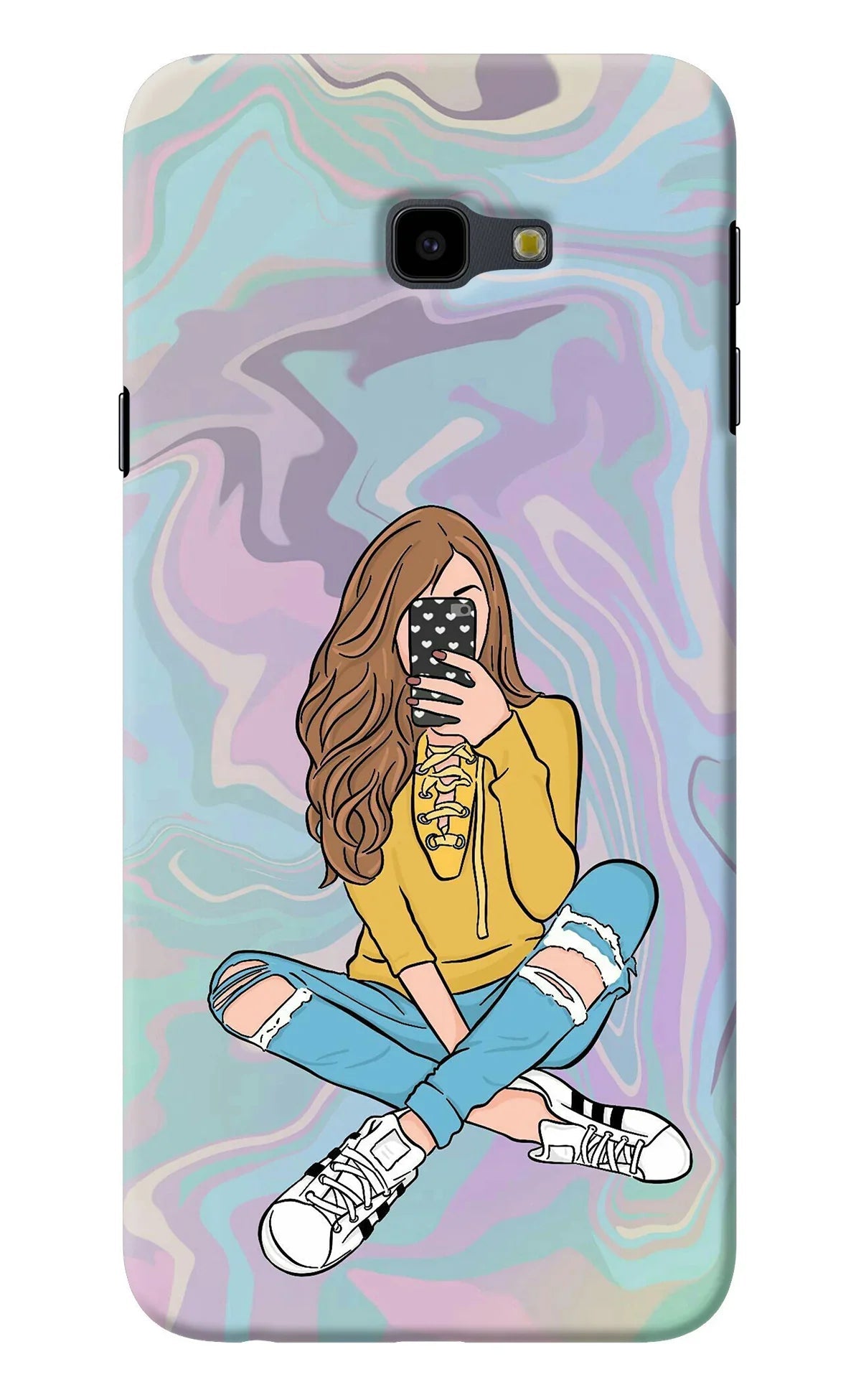 Selfie Girl Samsung J4 Plus Back Cover
