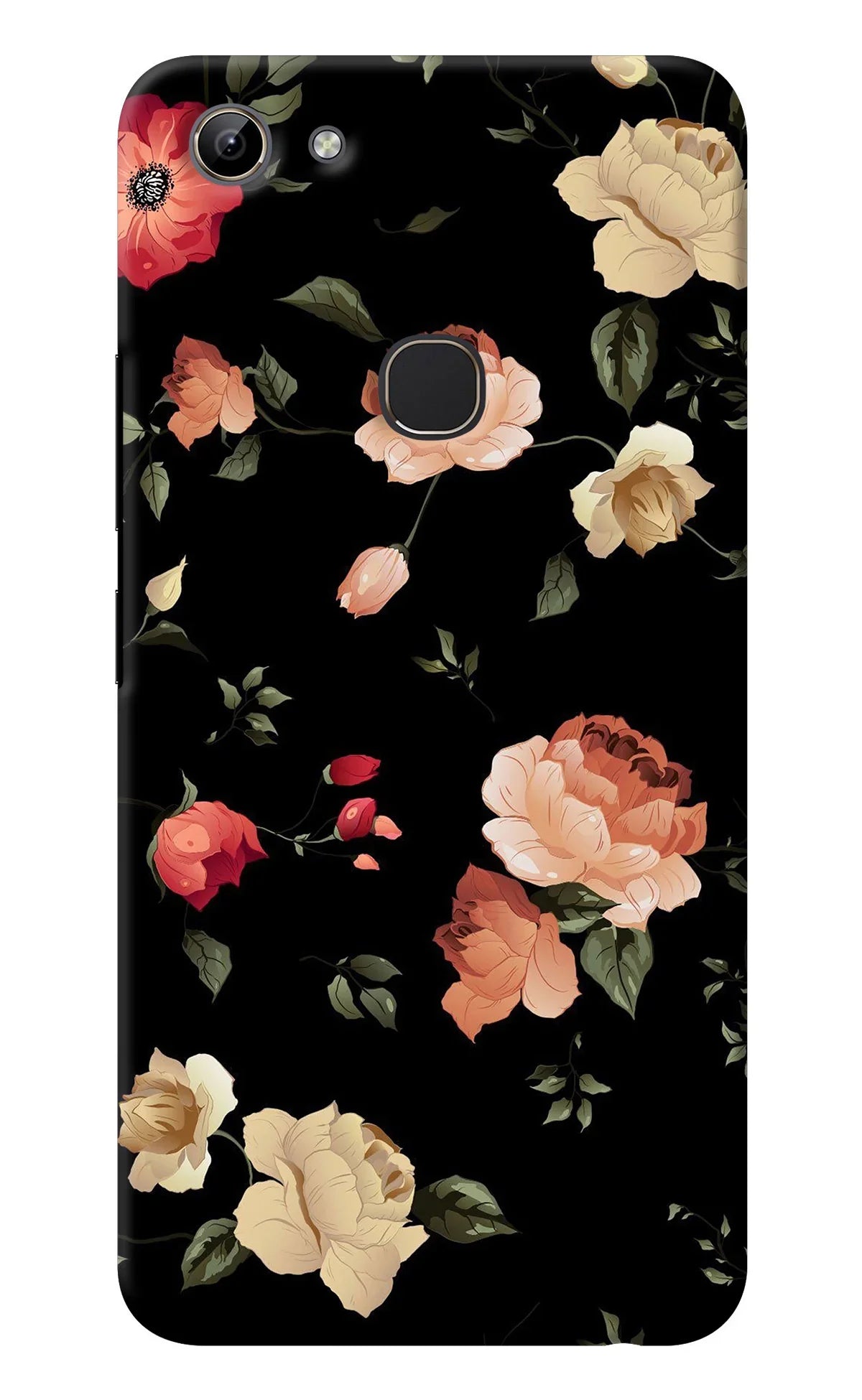 Flowers Vivo Y81 Back Cover