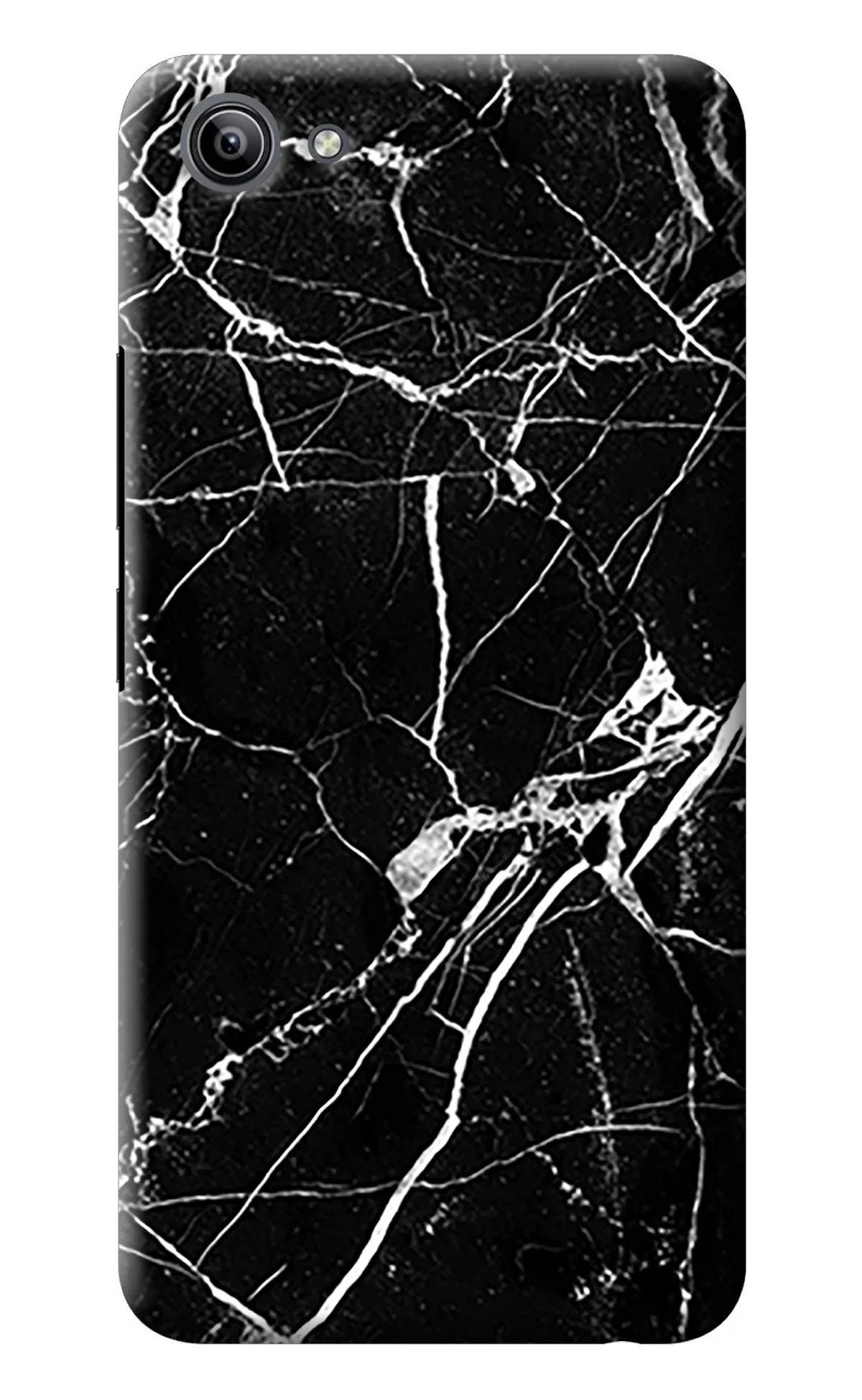 Black Marble Pattern Vivo Y81i Back Cover