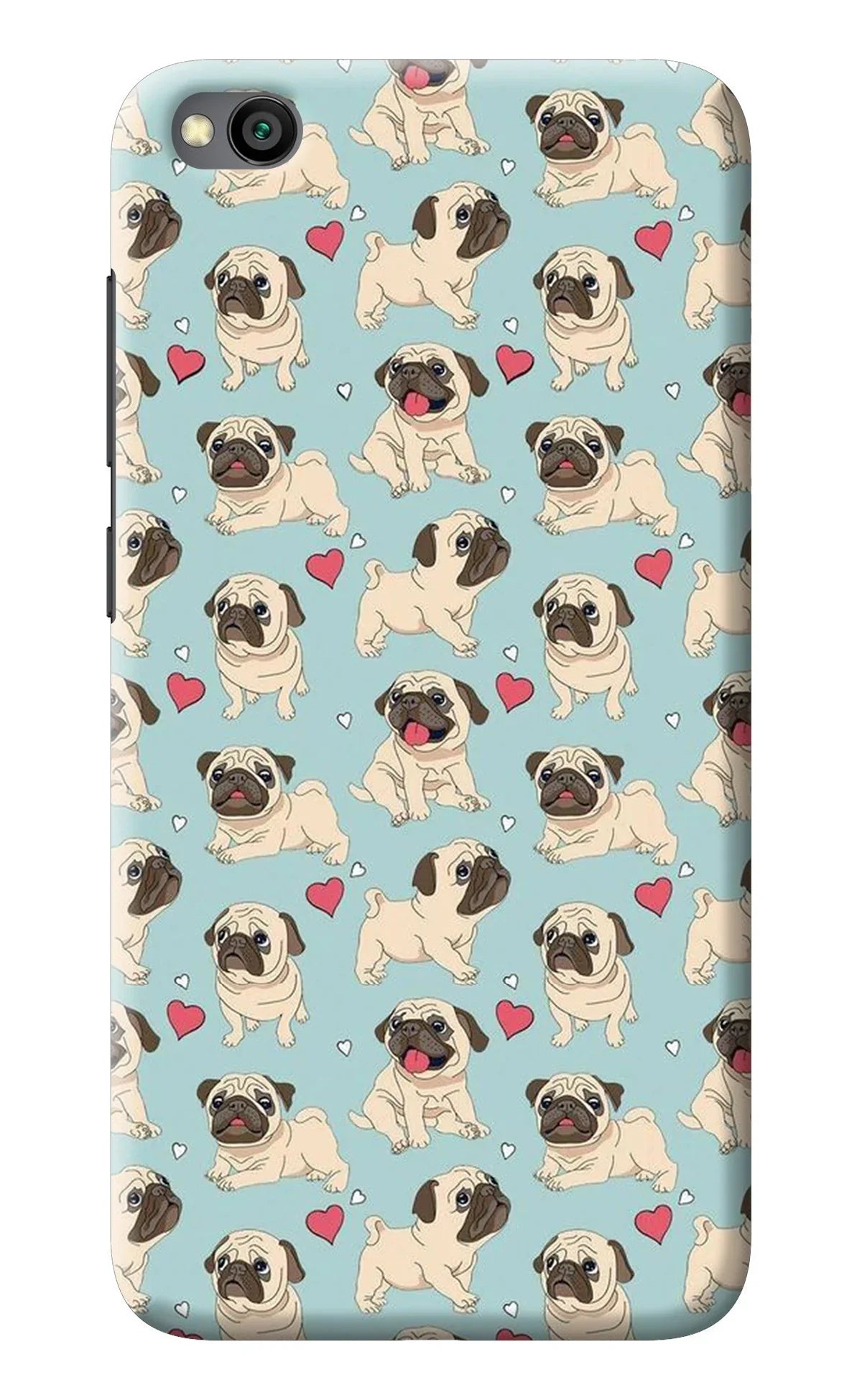 Pug Dog Redmi Go Back Cover