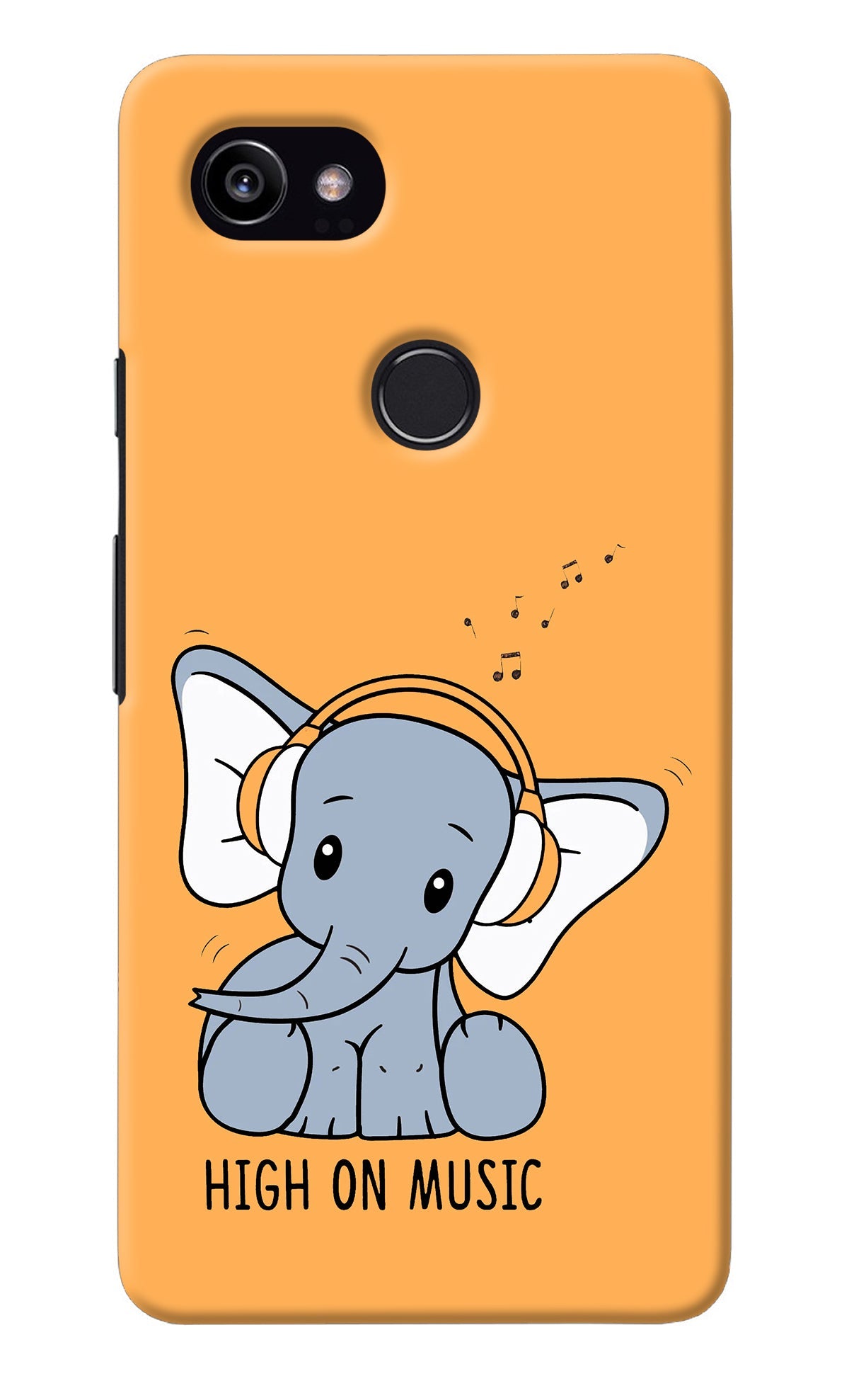 High On Music Google Pixel 2 XL Back Cover