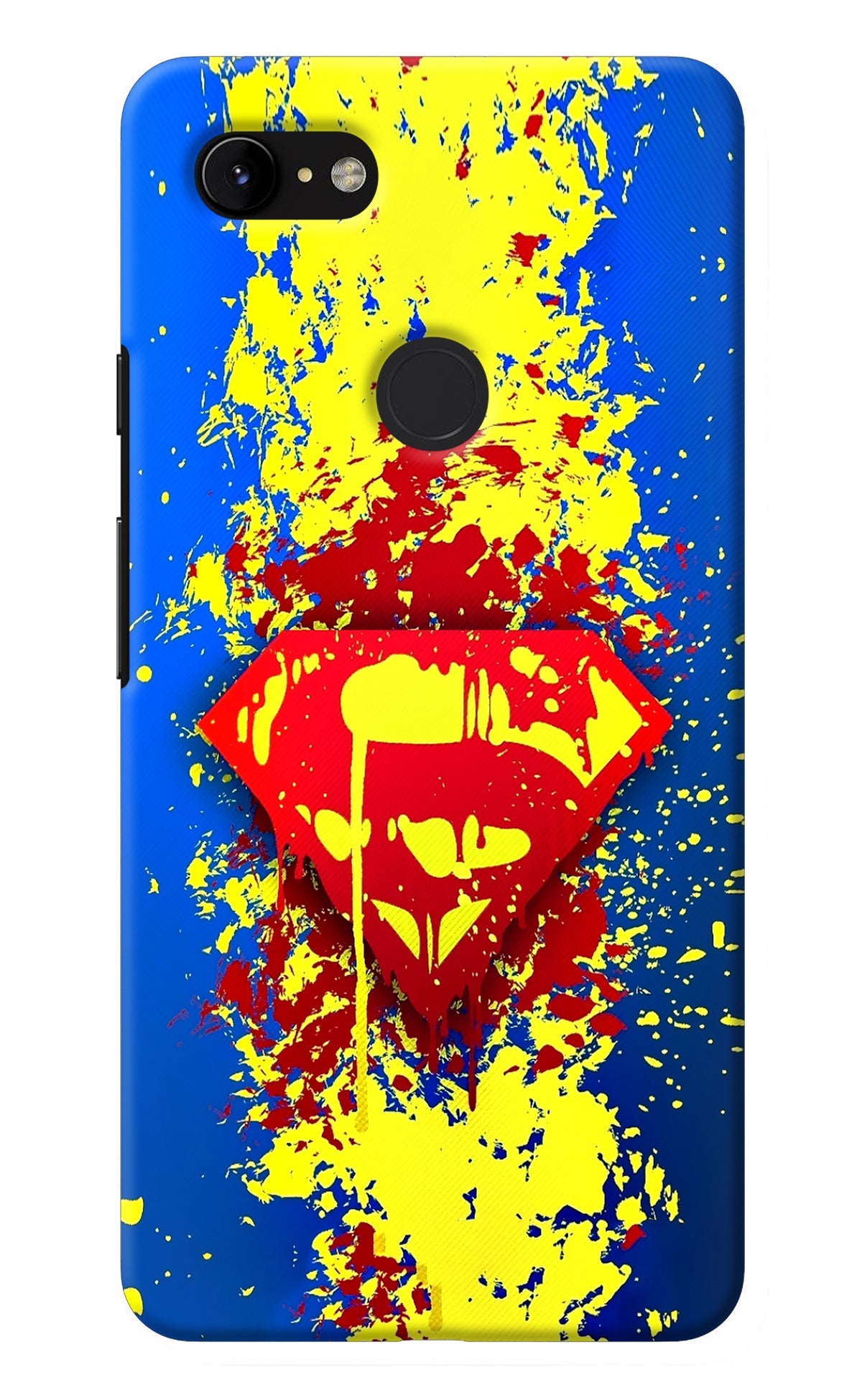 Superman logo Google Pixel 3 XL Back Cover