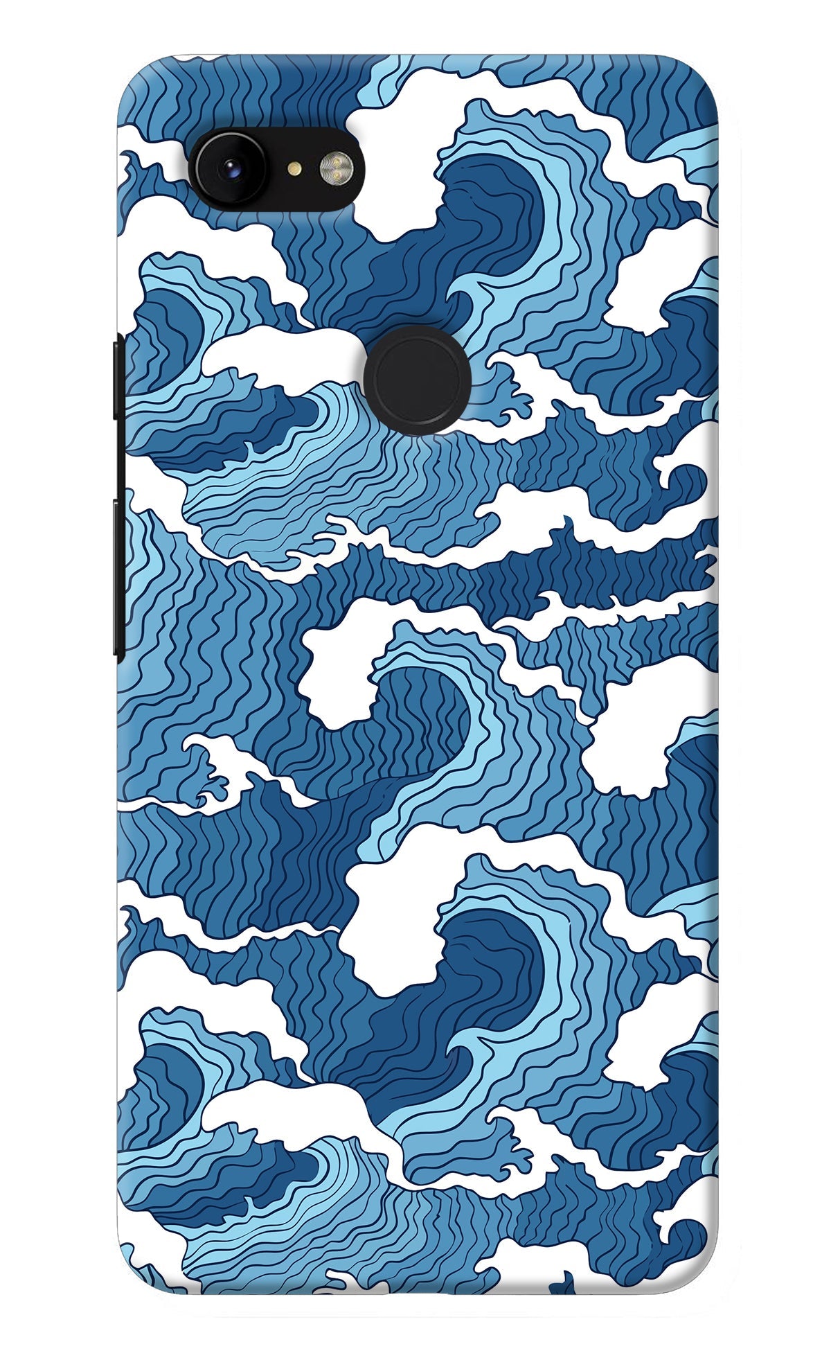 Blue Waves Google Pixel 3 XL Back Cover