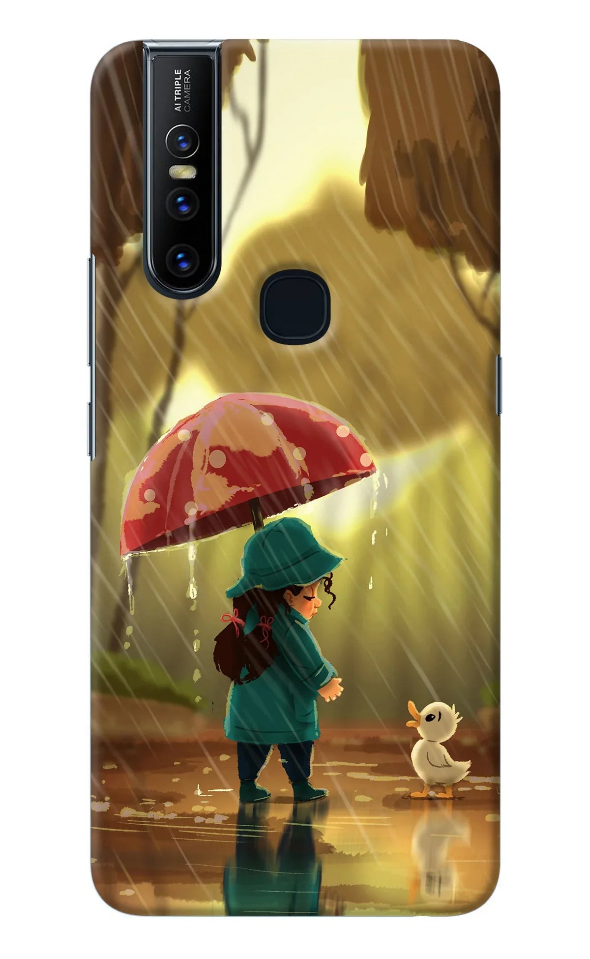 Rainy Day Vivo V15 Back Cover