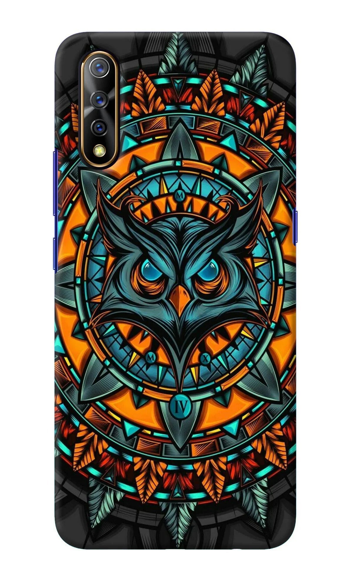 Angry Owl Art Vivo S1/Z1x Back Cover