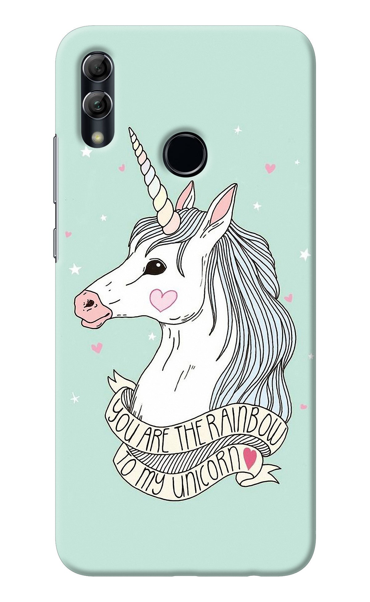 Unicorn Wallpaper Honor 10 Lite Back Cover