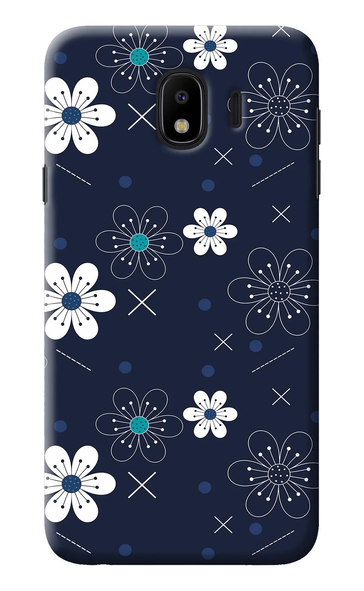Flowers Samsung J4 Back Cover