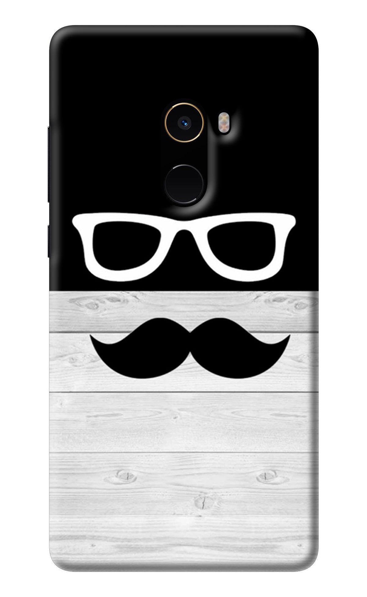 Mustache Mi Mix 2 Back Cover