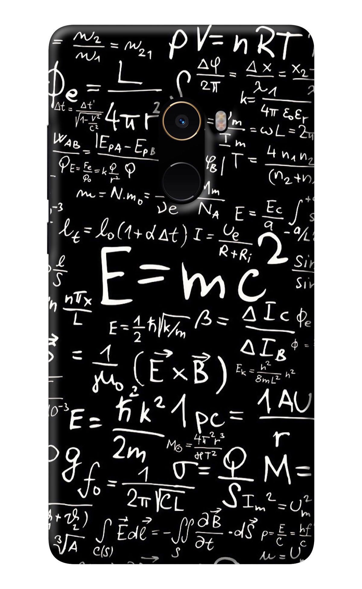 Physics Formula Mi Mix 2 Back Cover
