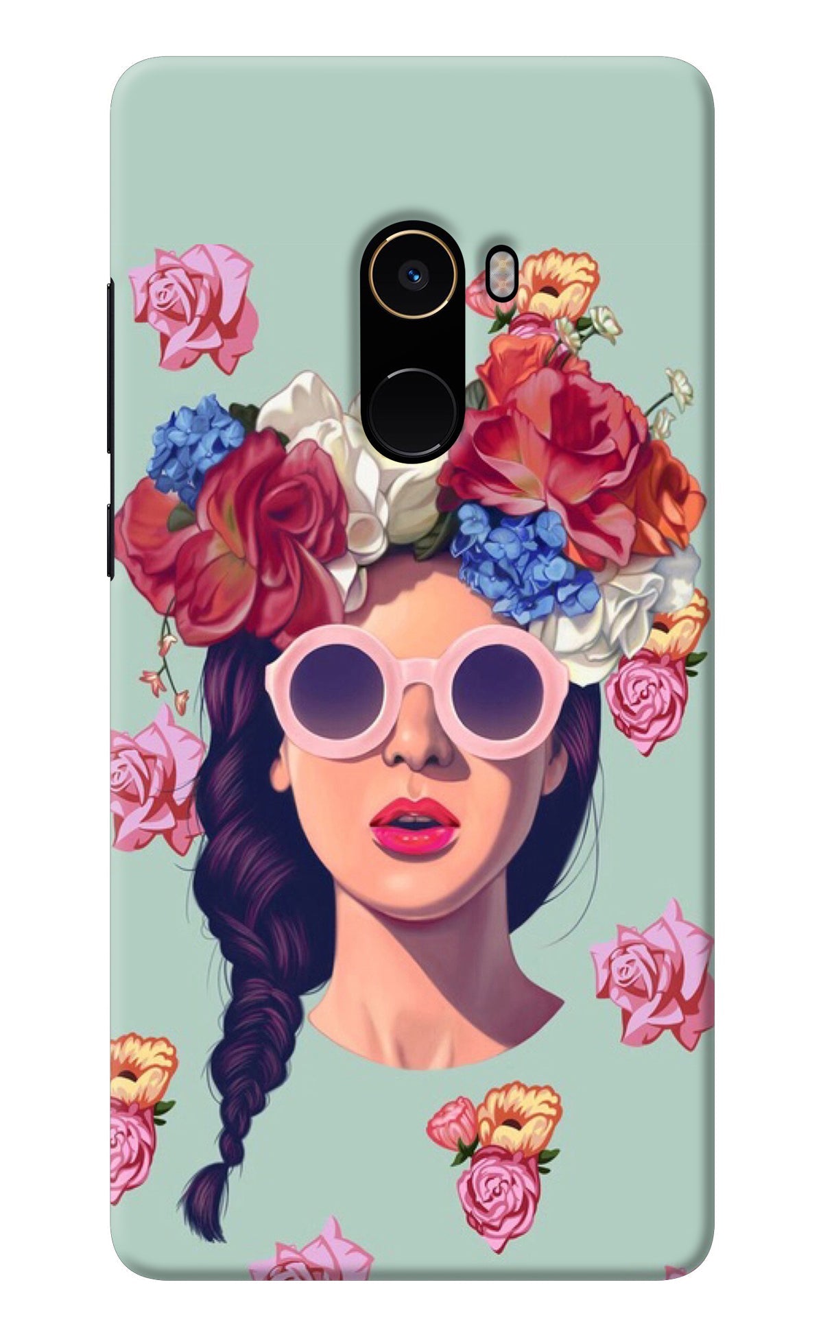 Pretty Girl Mi Mix 2 Back Cover