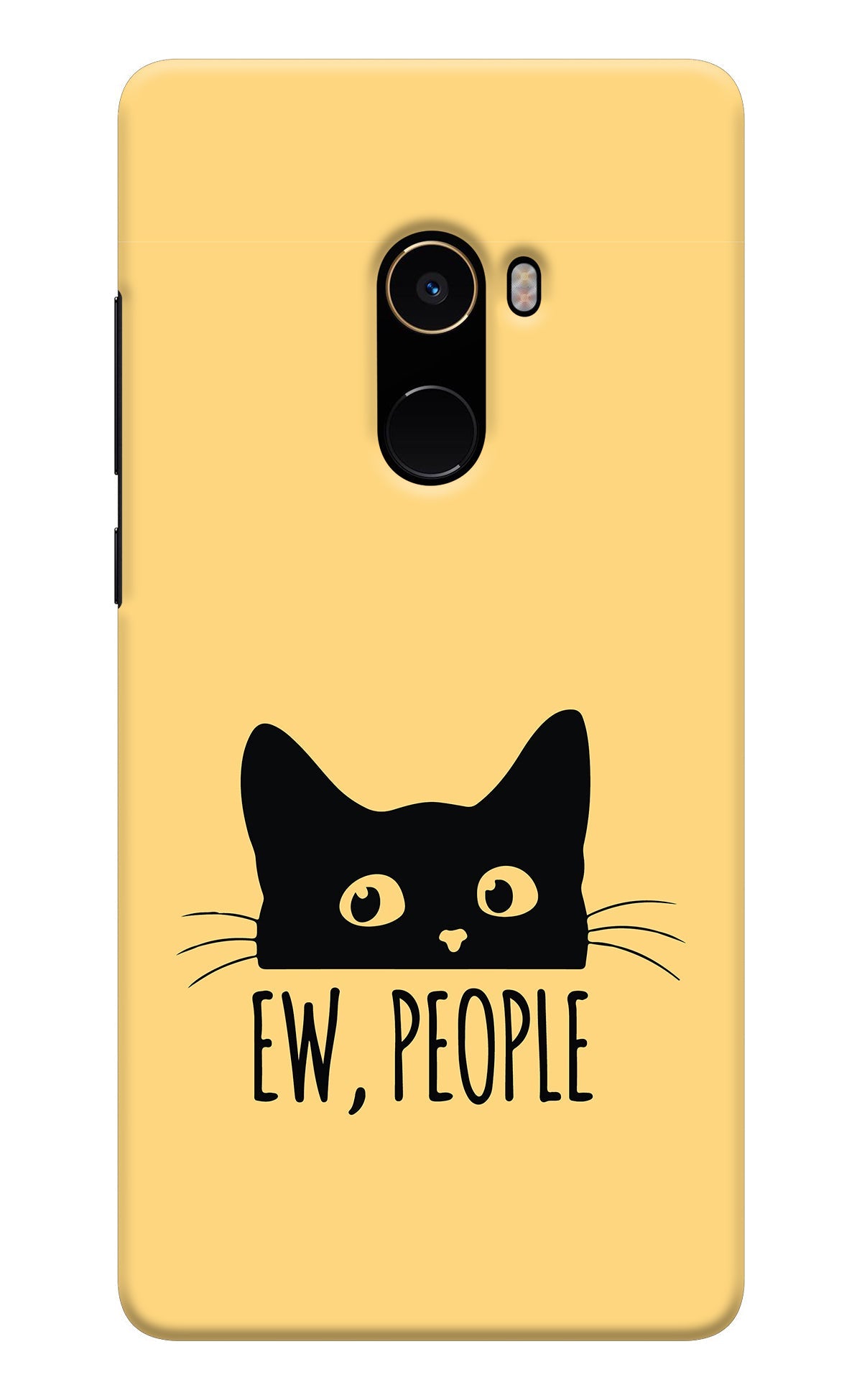 Ew People Catitude Mi Mix 2 Back Cover