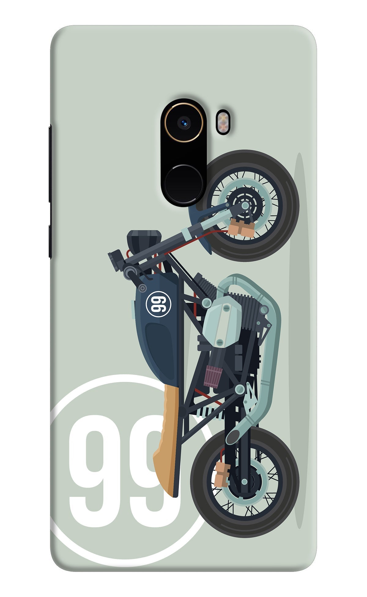 Classic Cafe Racer 99 Mi Mix 2 Back Cover