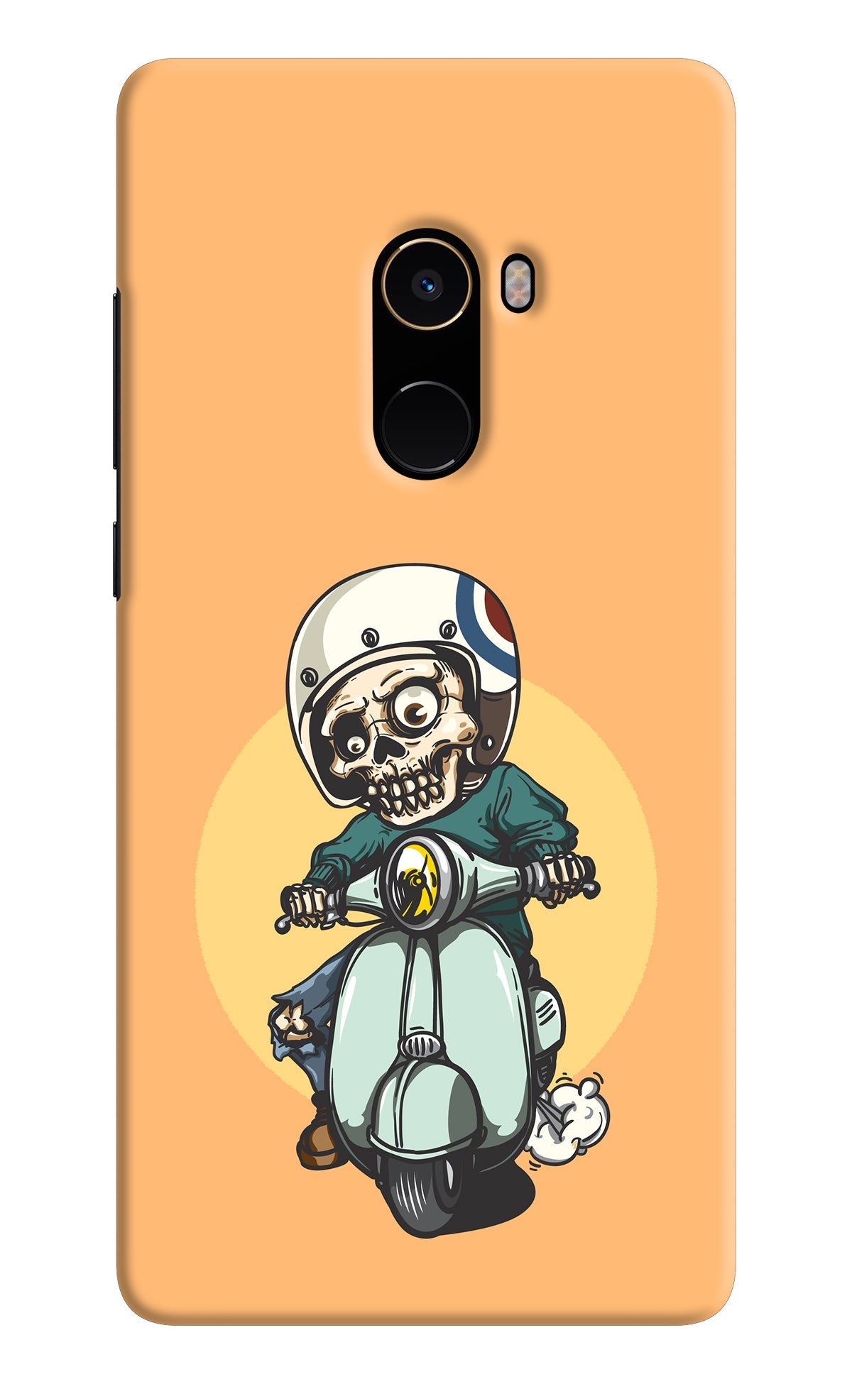 Undead Biker Mi Mix 2 Back Cover