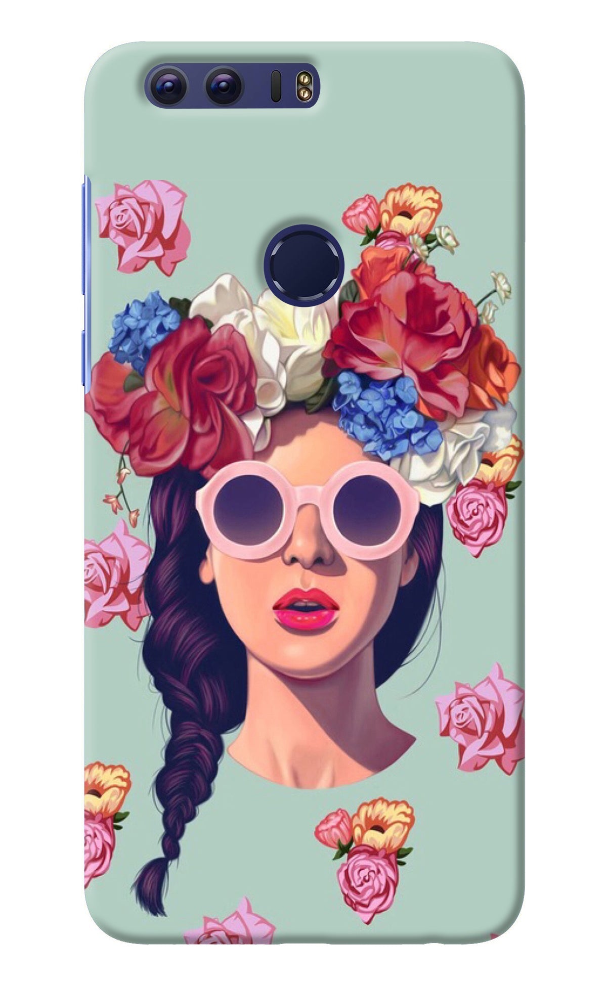 Pretty Girl Honor 8 Back Cover