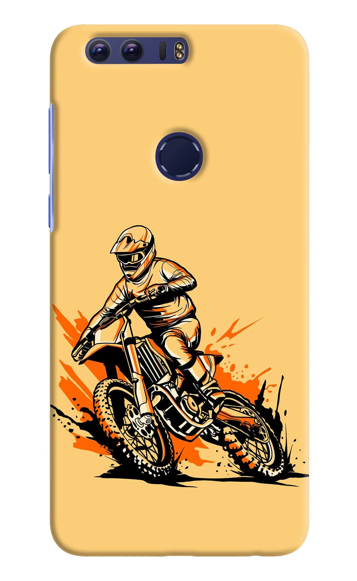 Off-Road Fury Honor 8 Back Cover