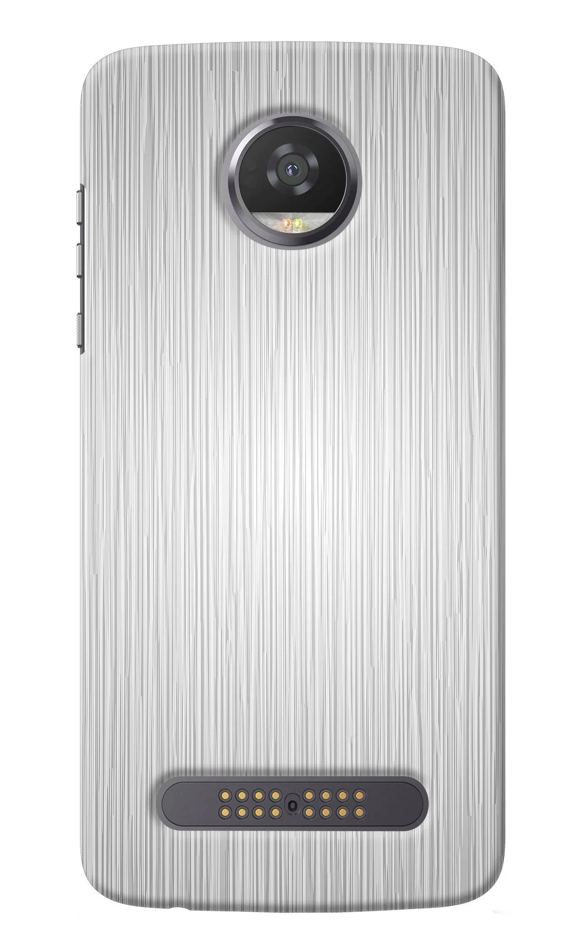 Wooden Grey Texture Moto Z2 Play Back Cover