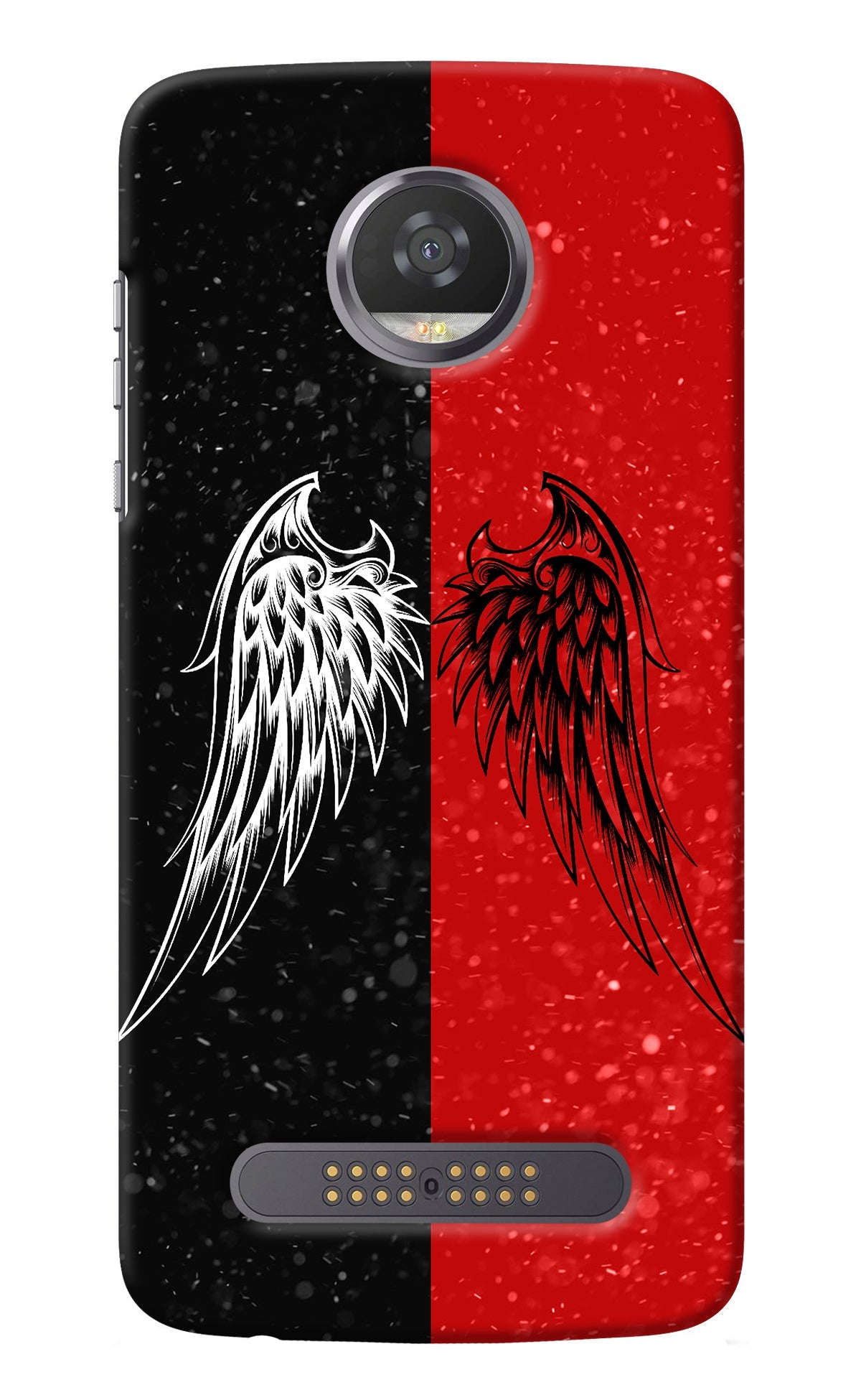 Wings Moto Z2 Play Back Cover