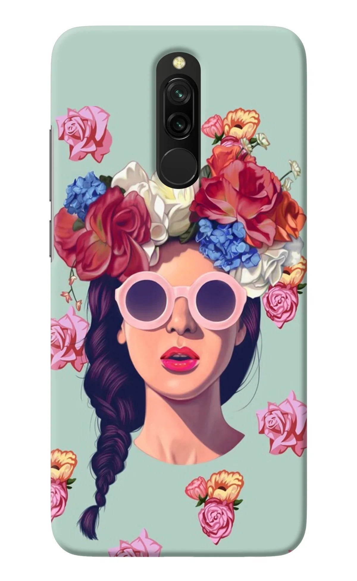 Pretty Girl Redmi 8 Back Cover