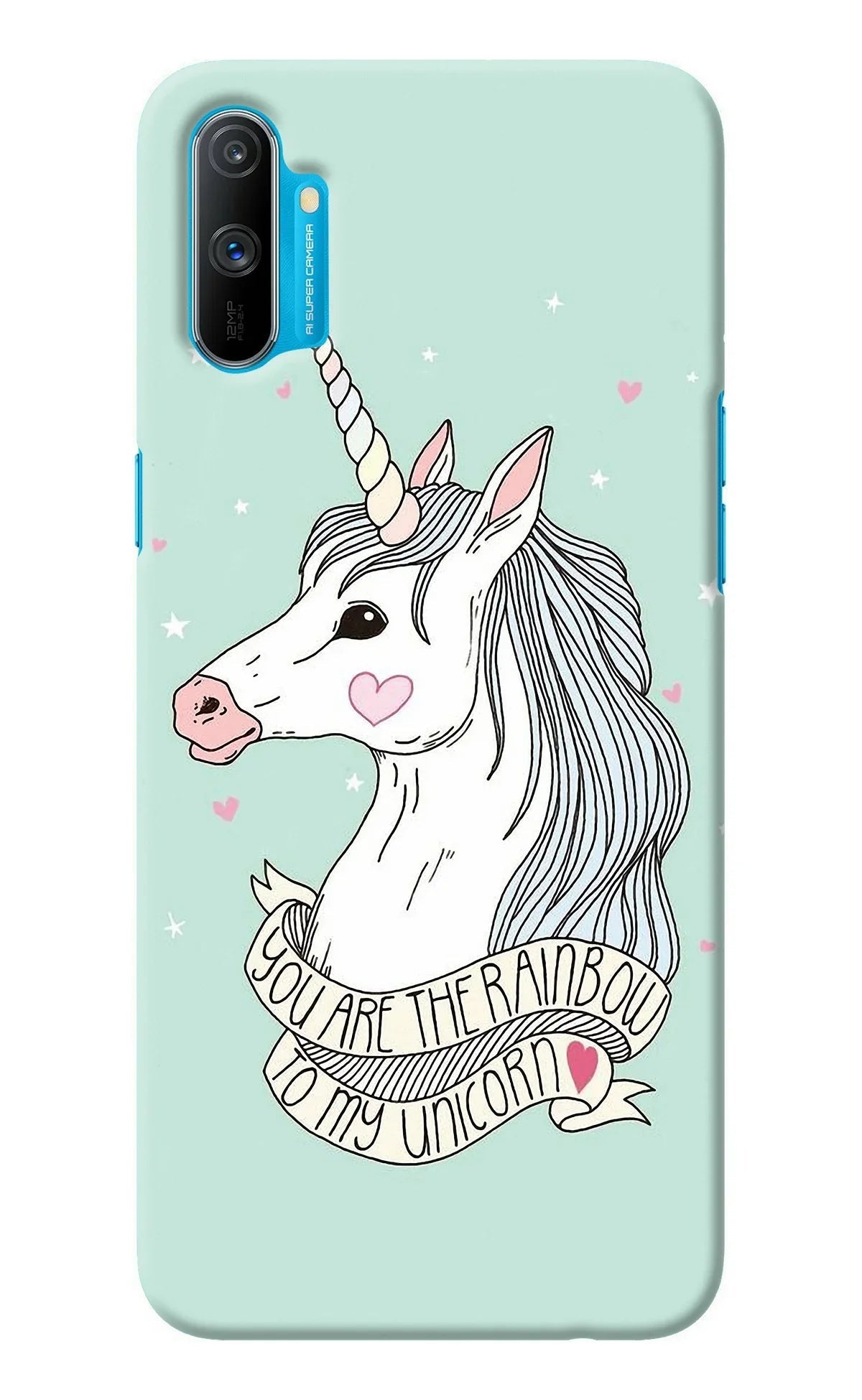 Unicorn Wallpaper Realme C3 Back Cover