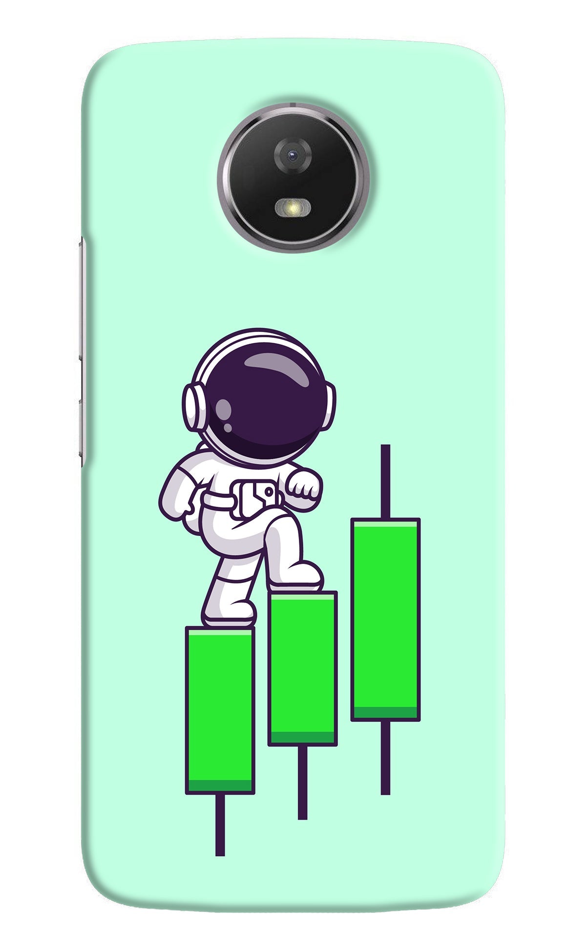 Astronaut Trader Moto G5S Back Cover