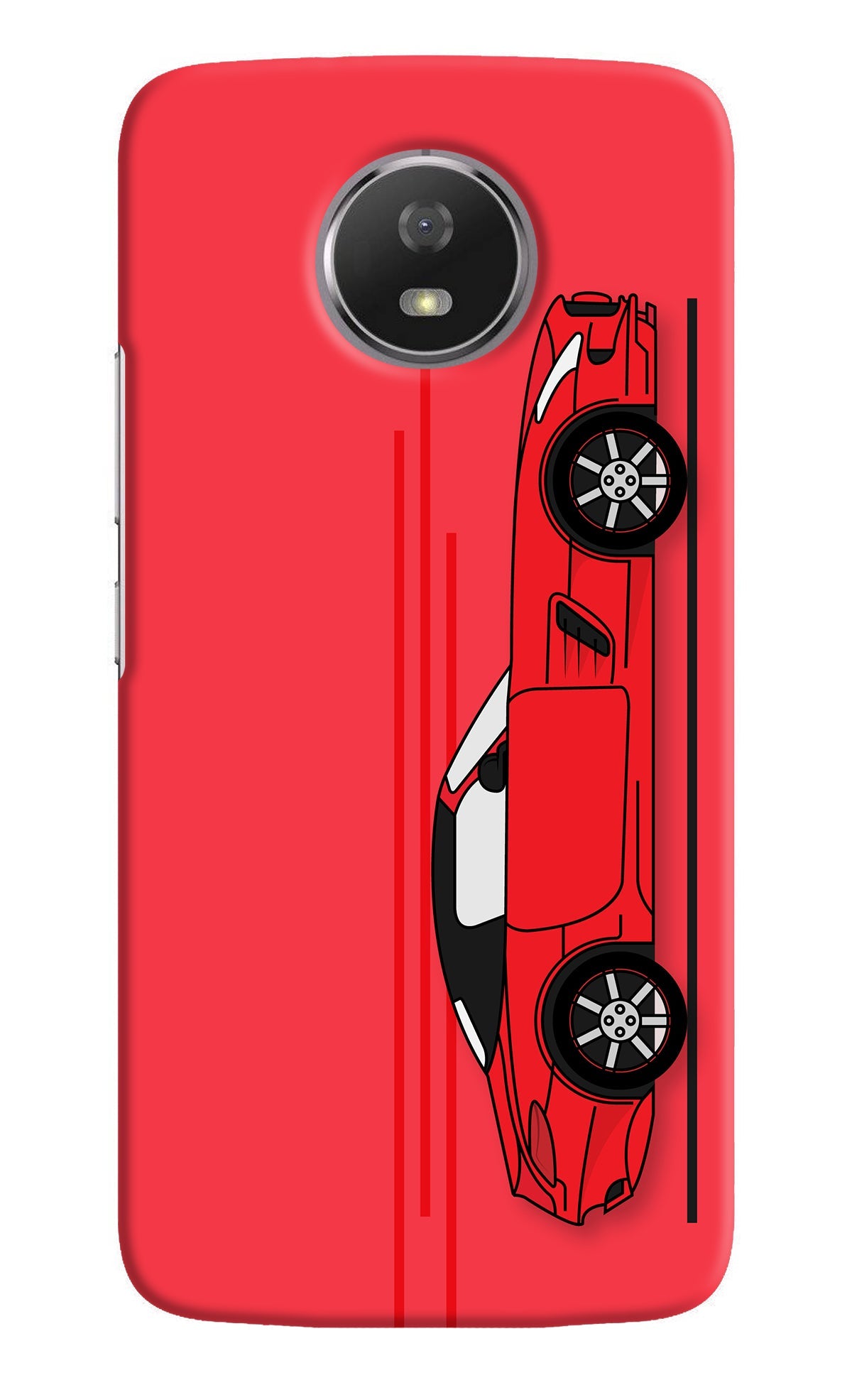 Red Velocity Moto G5S Back Cover