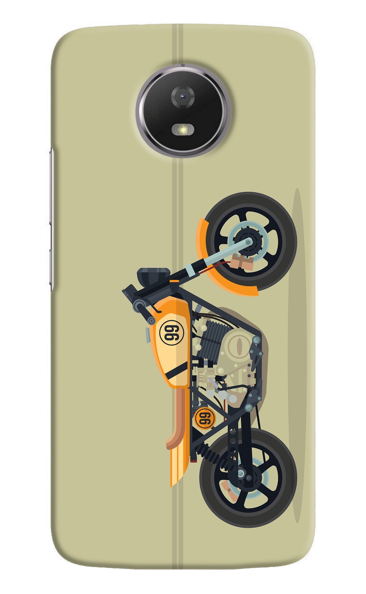 Vertical Speedster Moto G5S Back Cover