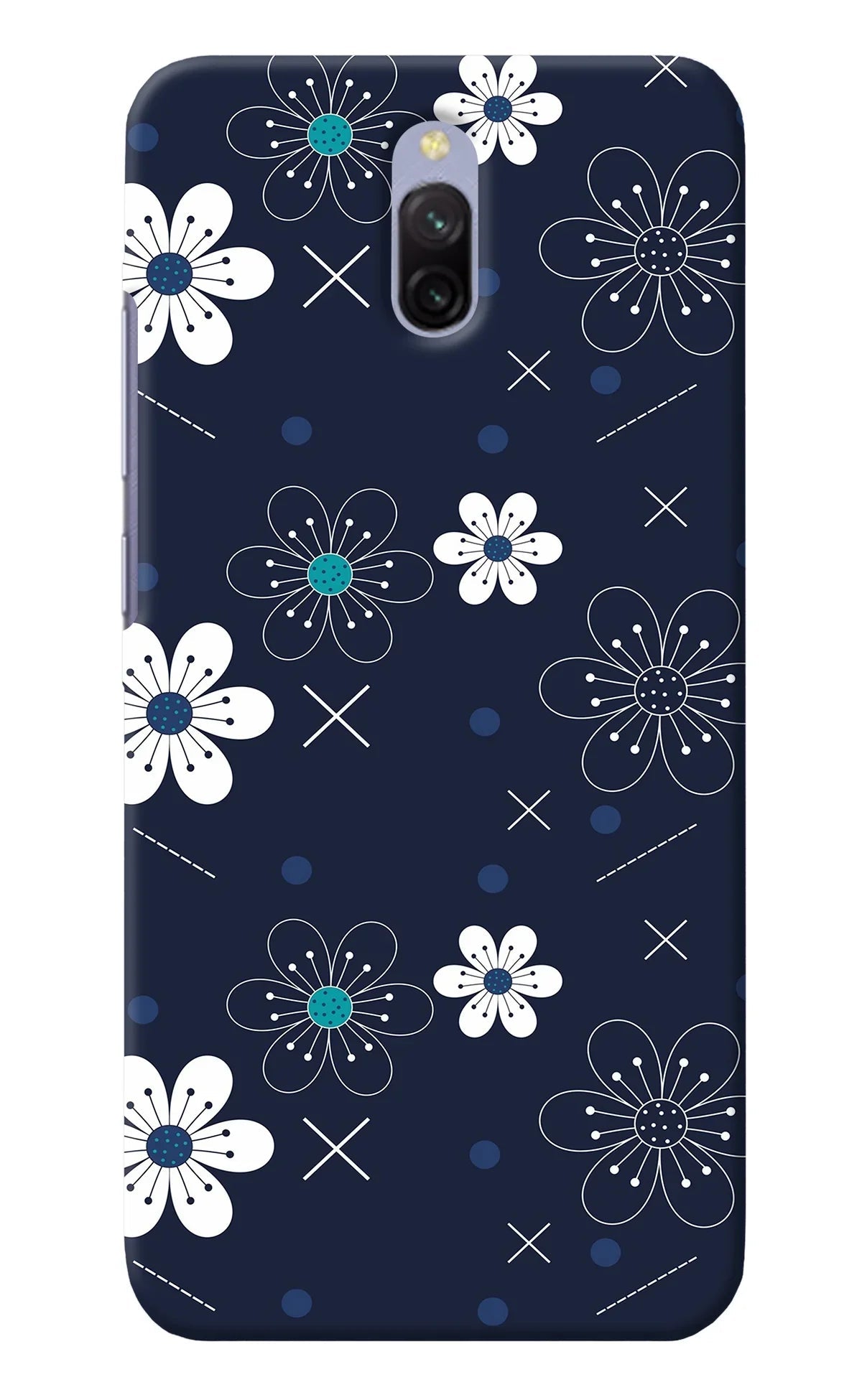 Flowers Redmi 8A Dual Back Cover
