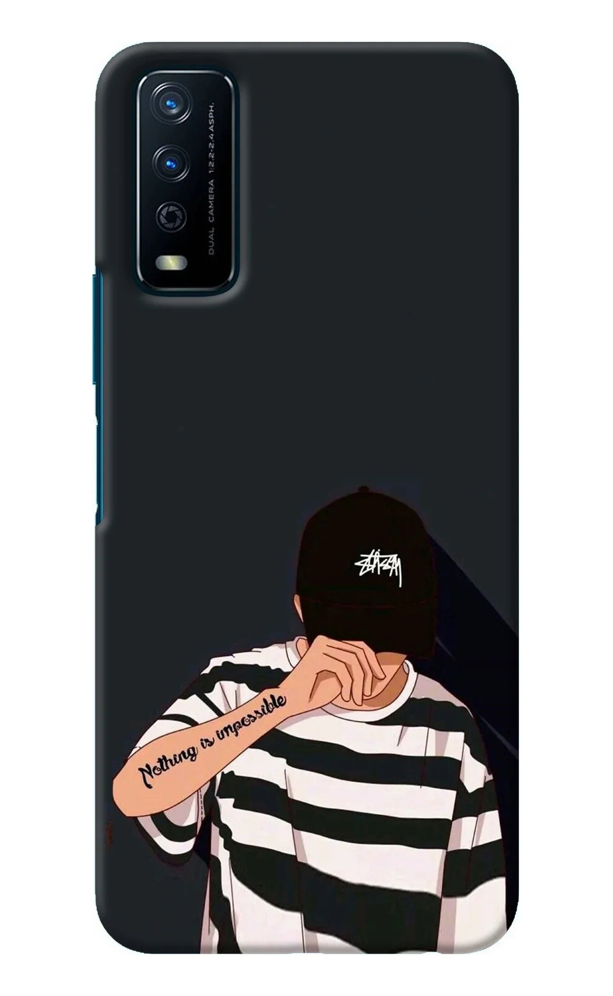 Aesthetic Boy Vivo Y12s Back Cover