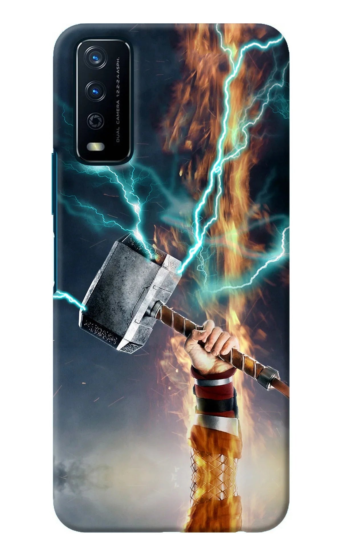 Thor Hammer Mjolnir Vivo Y12s Back Cover