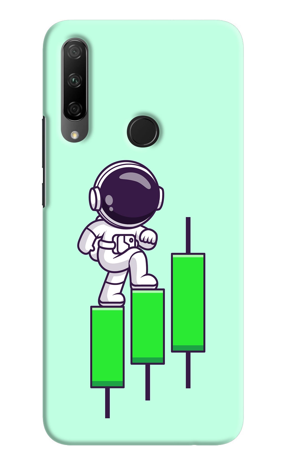 Astronaut Trader Honor 9X Back Cover