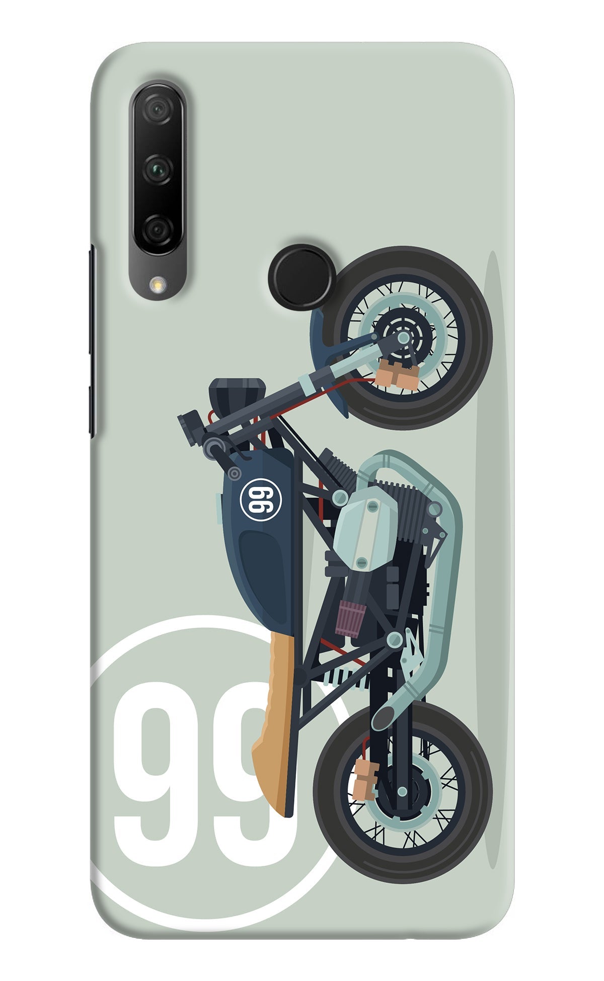 Classic Cafe Racer 99 Honor 9X Back Cover