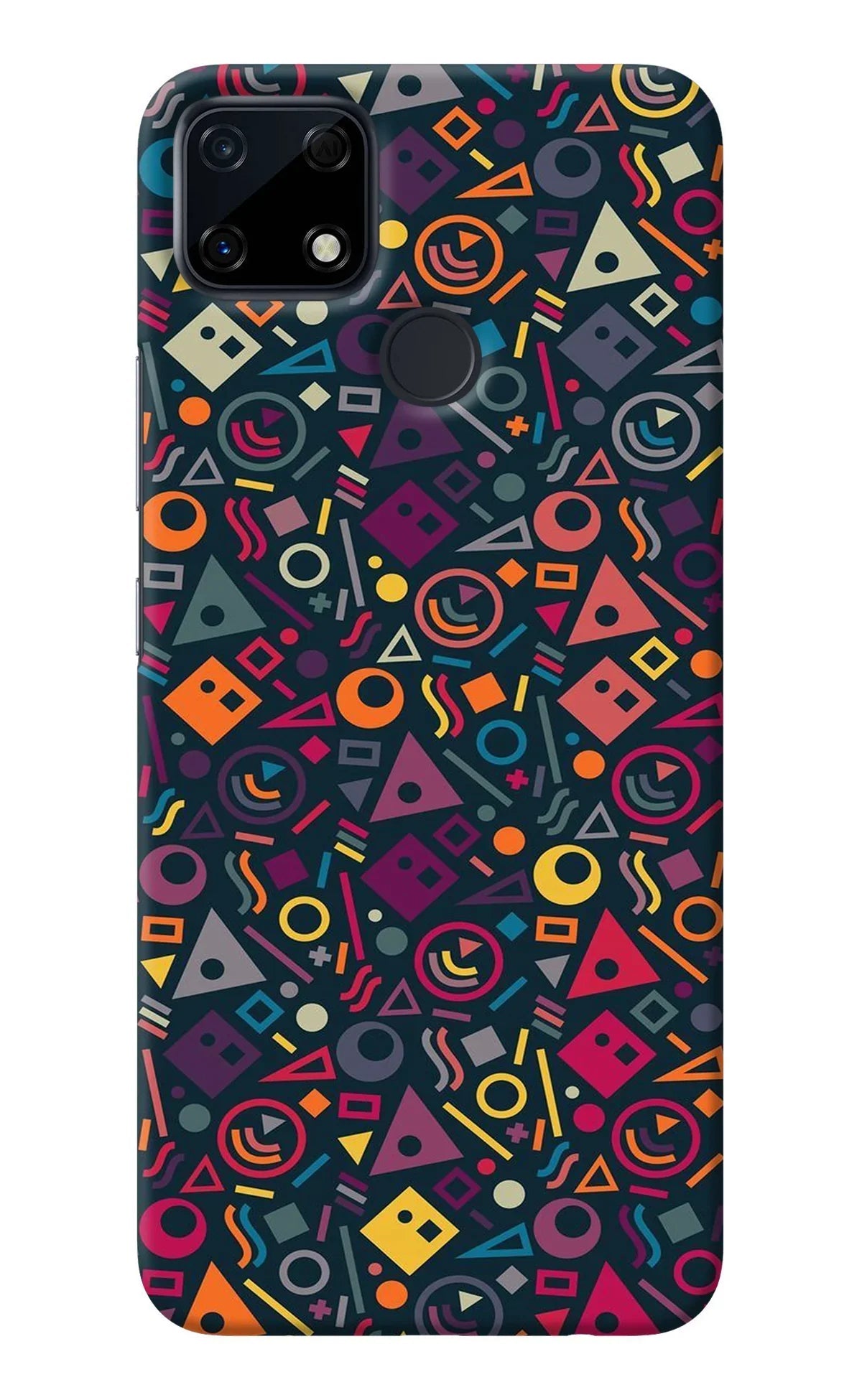 Geometric Abstract Realme Narzo 30A Back Cover
