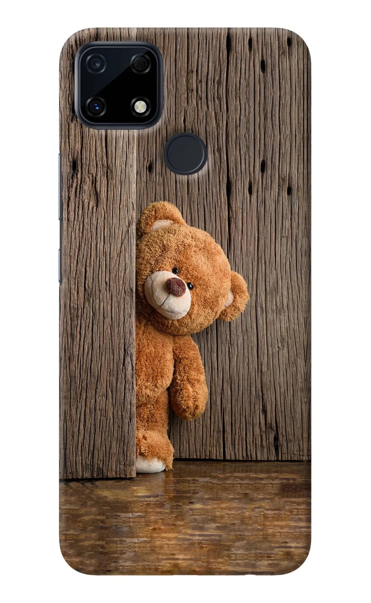 Teddy Wooden Realme Narzo 30A Back Cover
