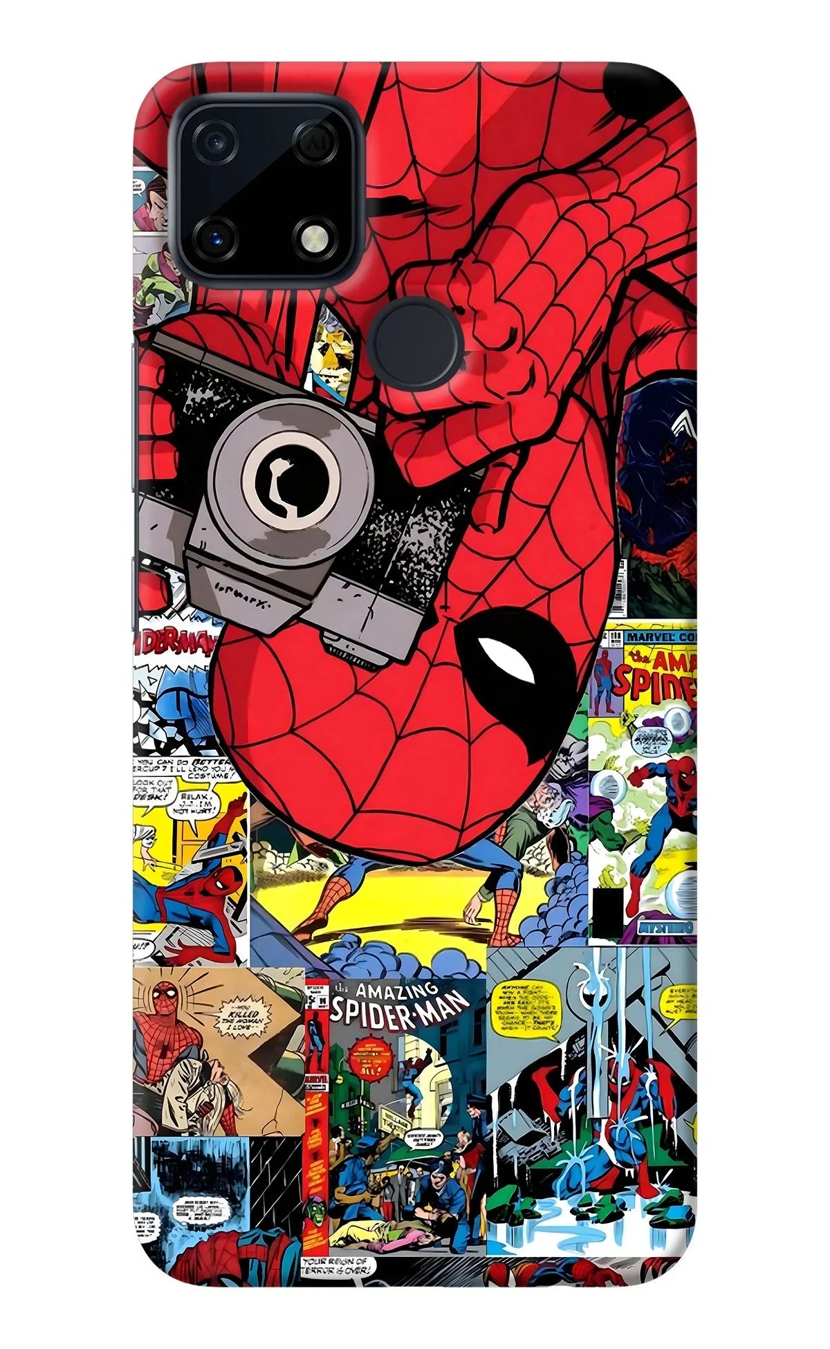 Spider Man Realme Narzo 30A Back Cover