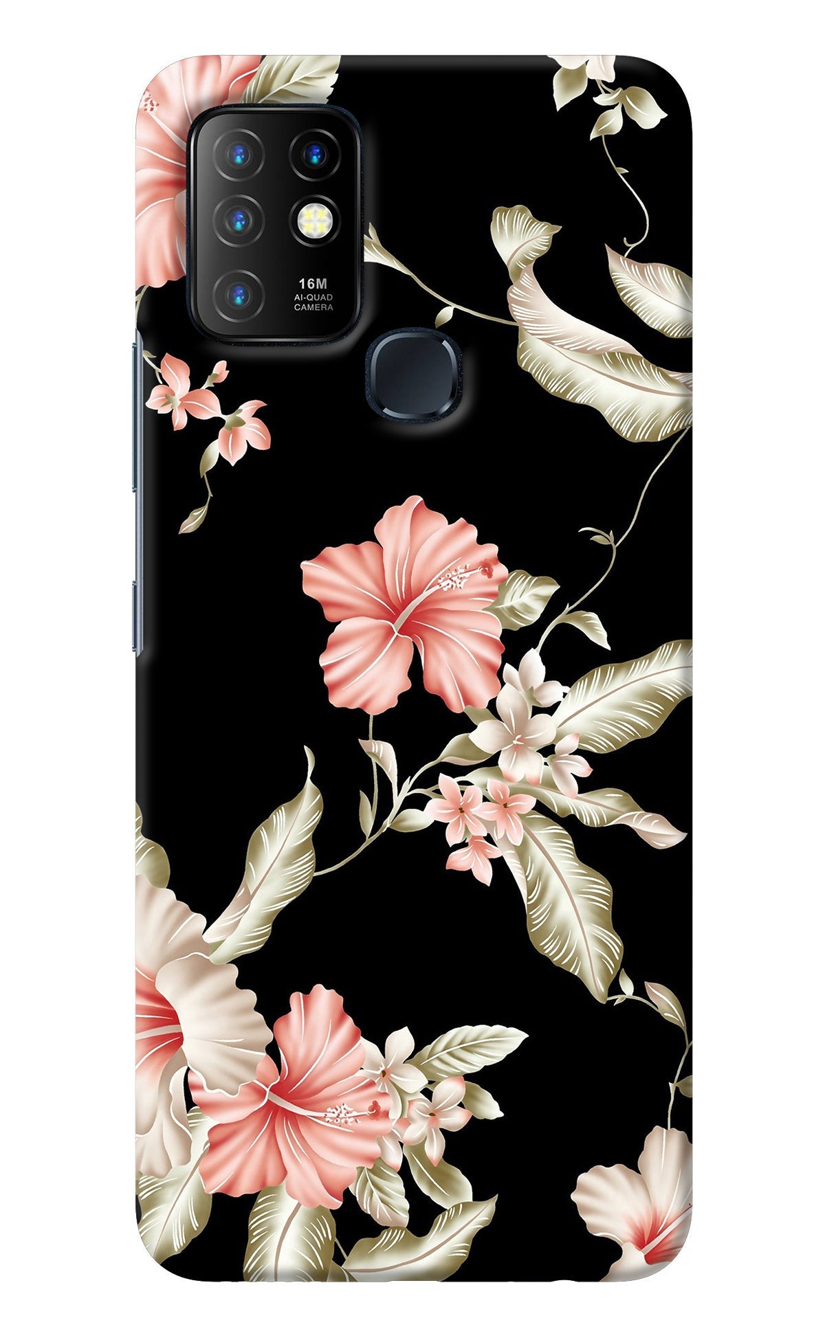 Flowers Infinix Hot 10 Back Cover