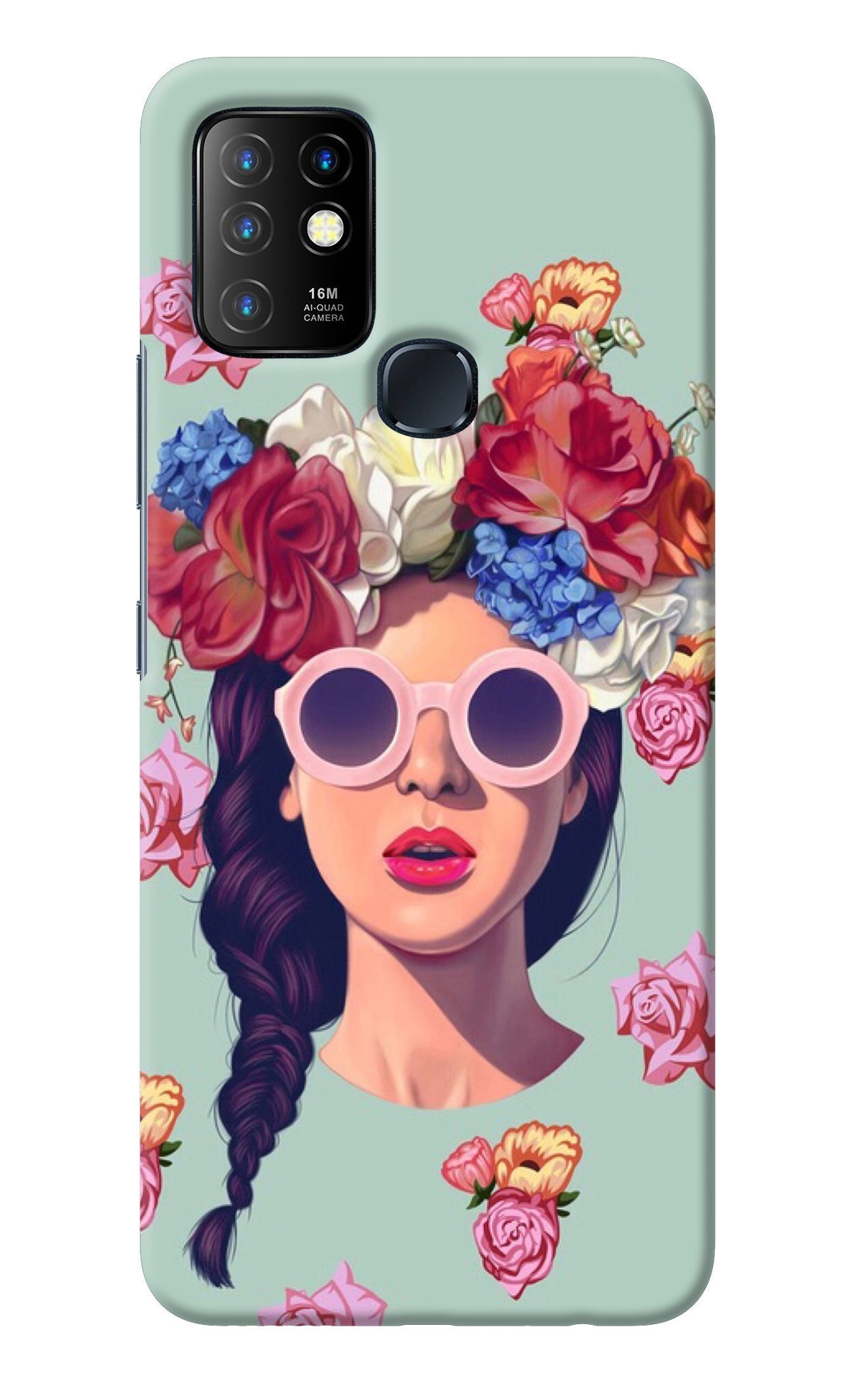 Pretty Girl Infinix Hot 10 Back Cover