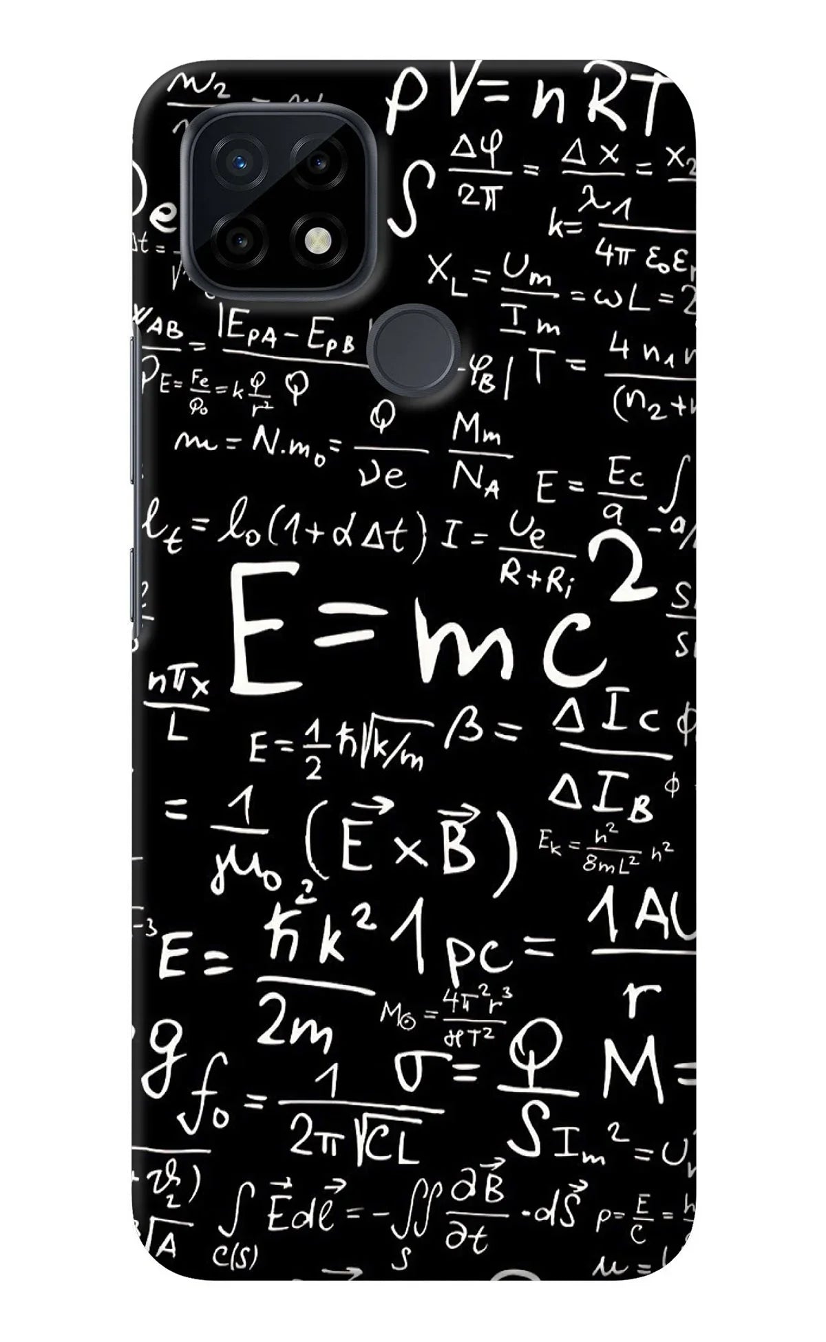 Physics Formula Realme C21 Back Cover