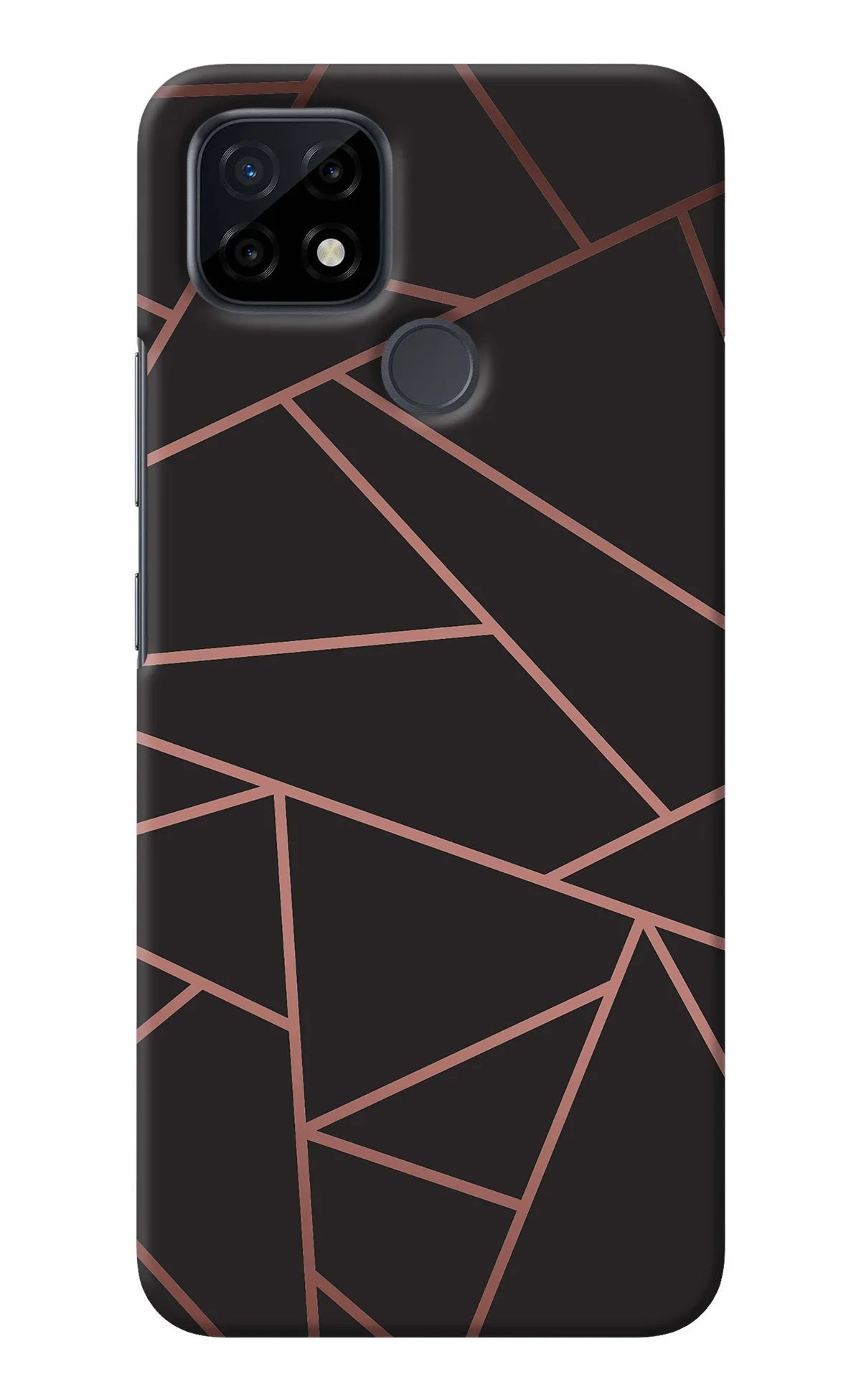 Geometric Pattern Realme C21 Back Cover