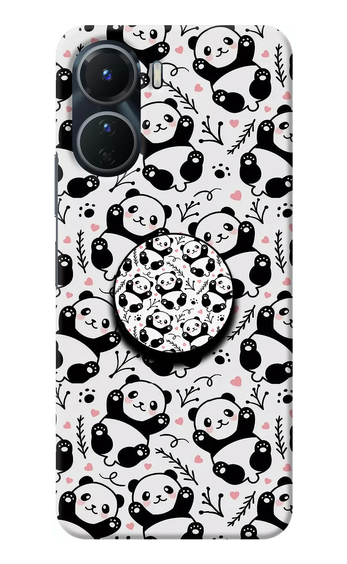 Cute Panda Vivo Y16 Pop Case