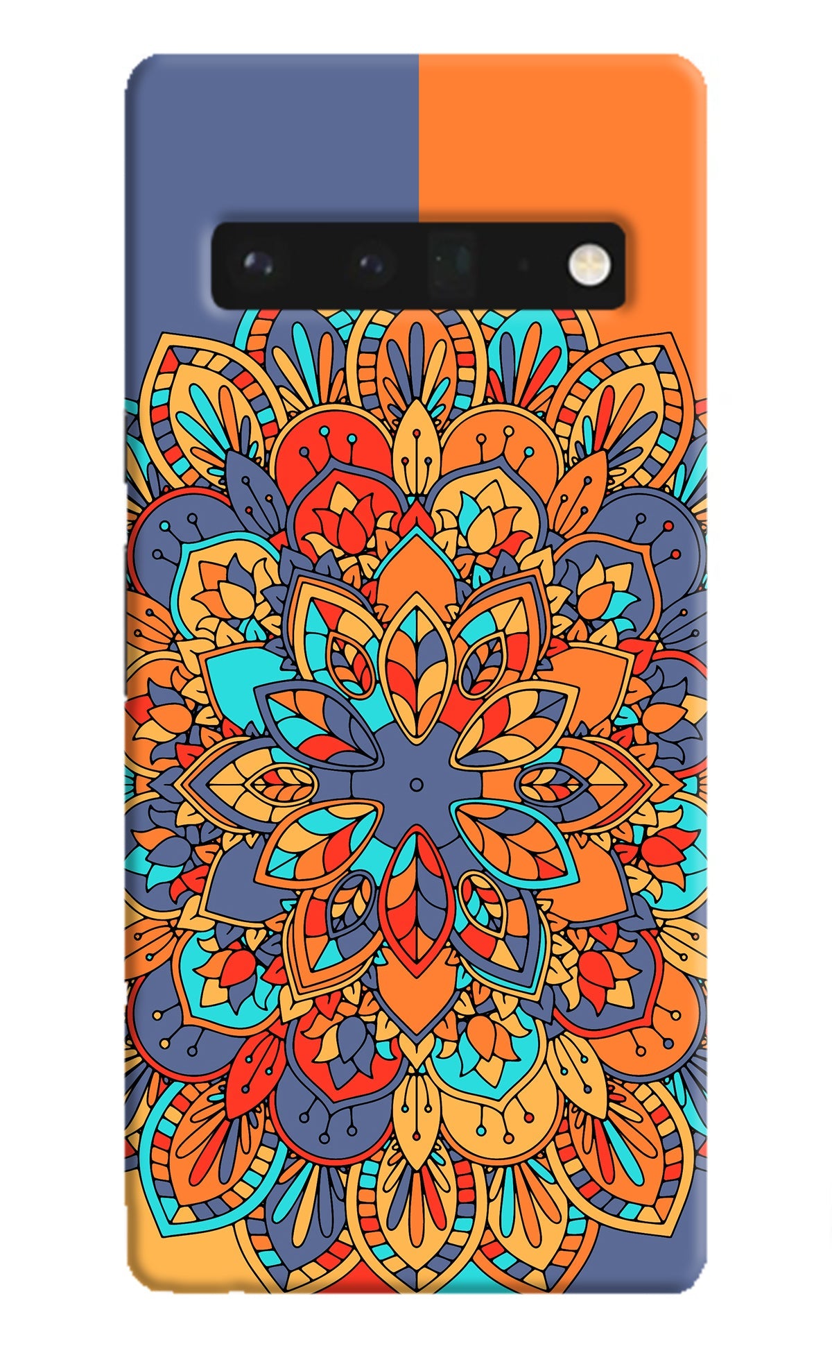 Color Mandala Google Pixel 6 Pro Back Cover