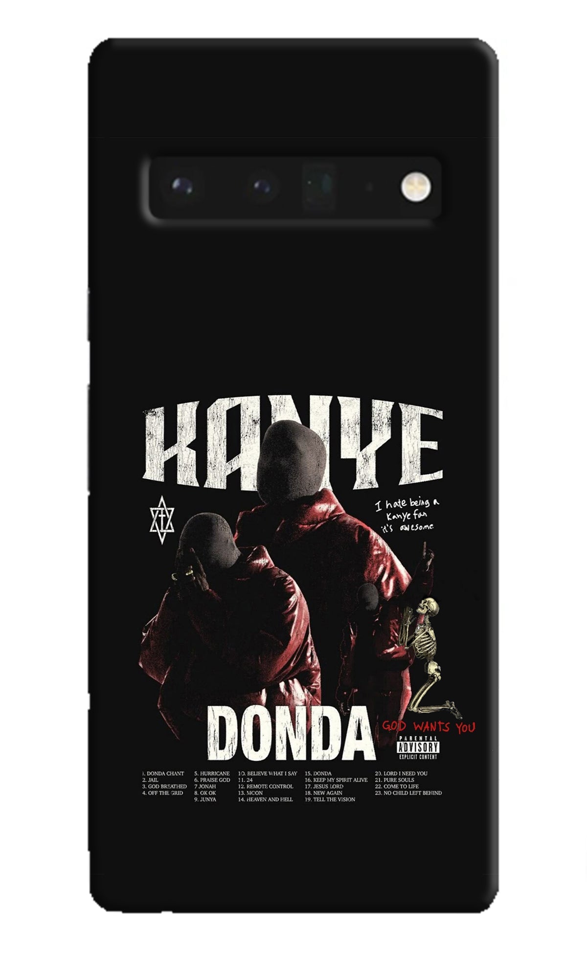 Donda Kanye West Google Pixel 6 Pro Back Cover
