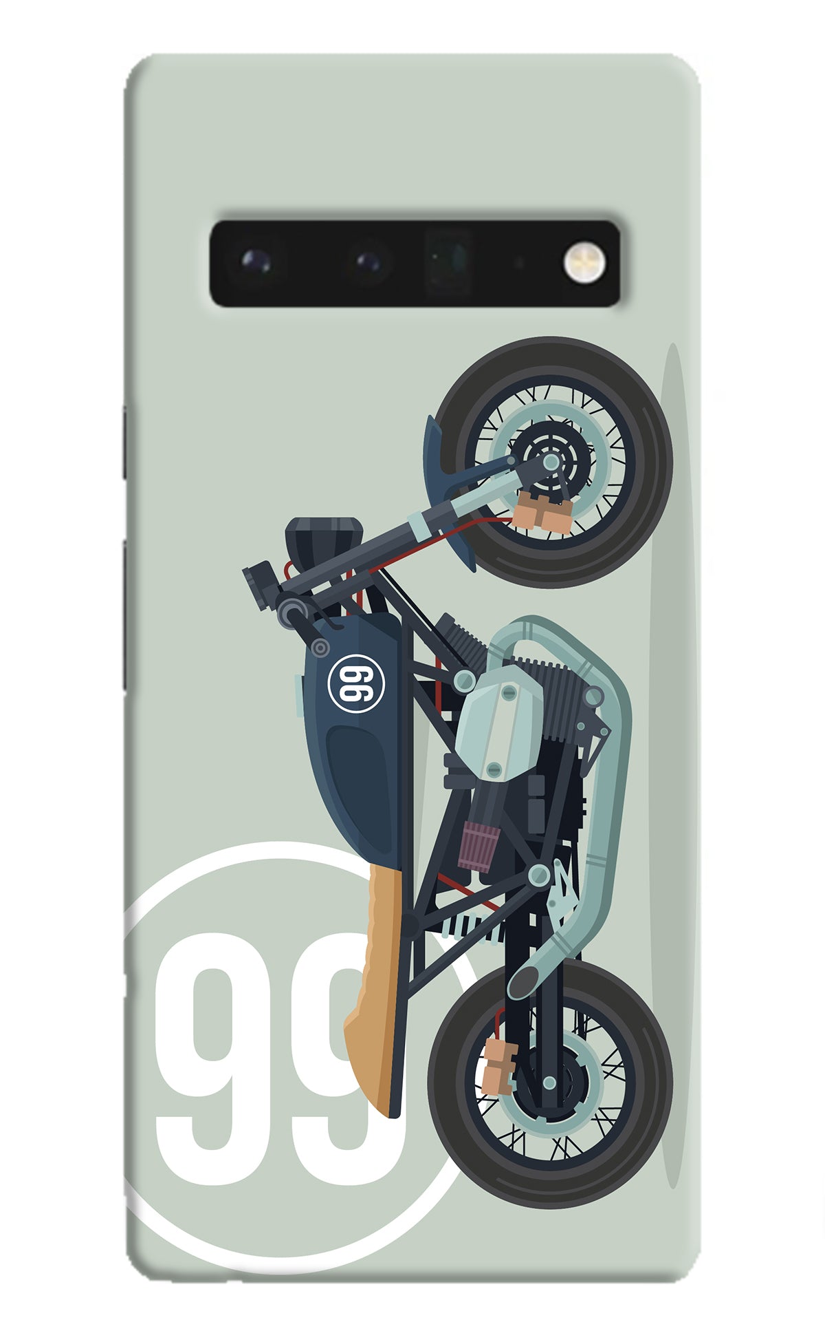 Classic Cafe Racer 99 Google Pixel 6 Pro Back Cover