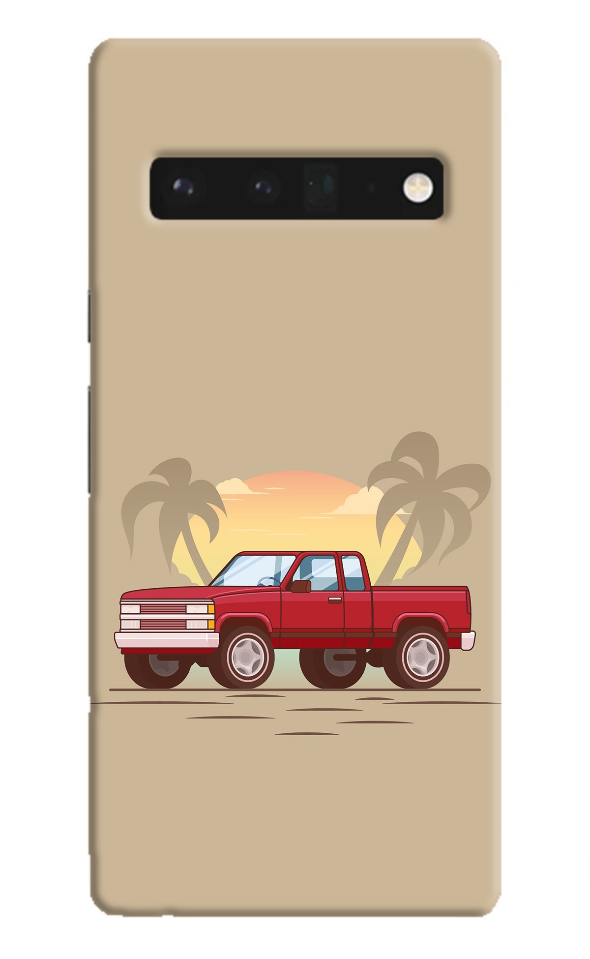 Desert Classic Drive Google Pixel 6 Pro Back Cover